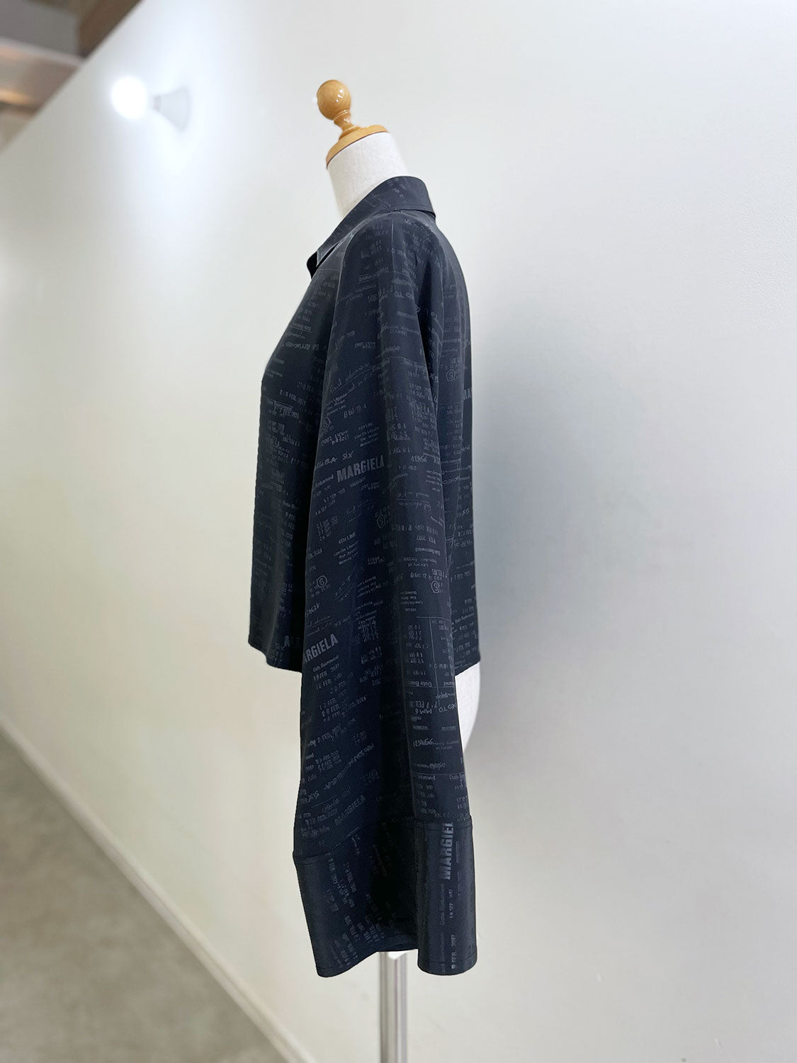 MM⑥ S52DT0044 ジャガードコンバーチブル シャツ