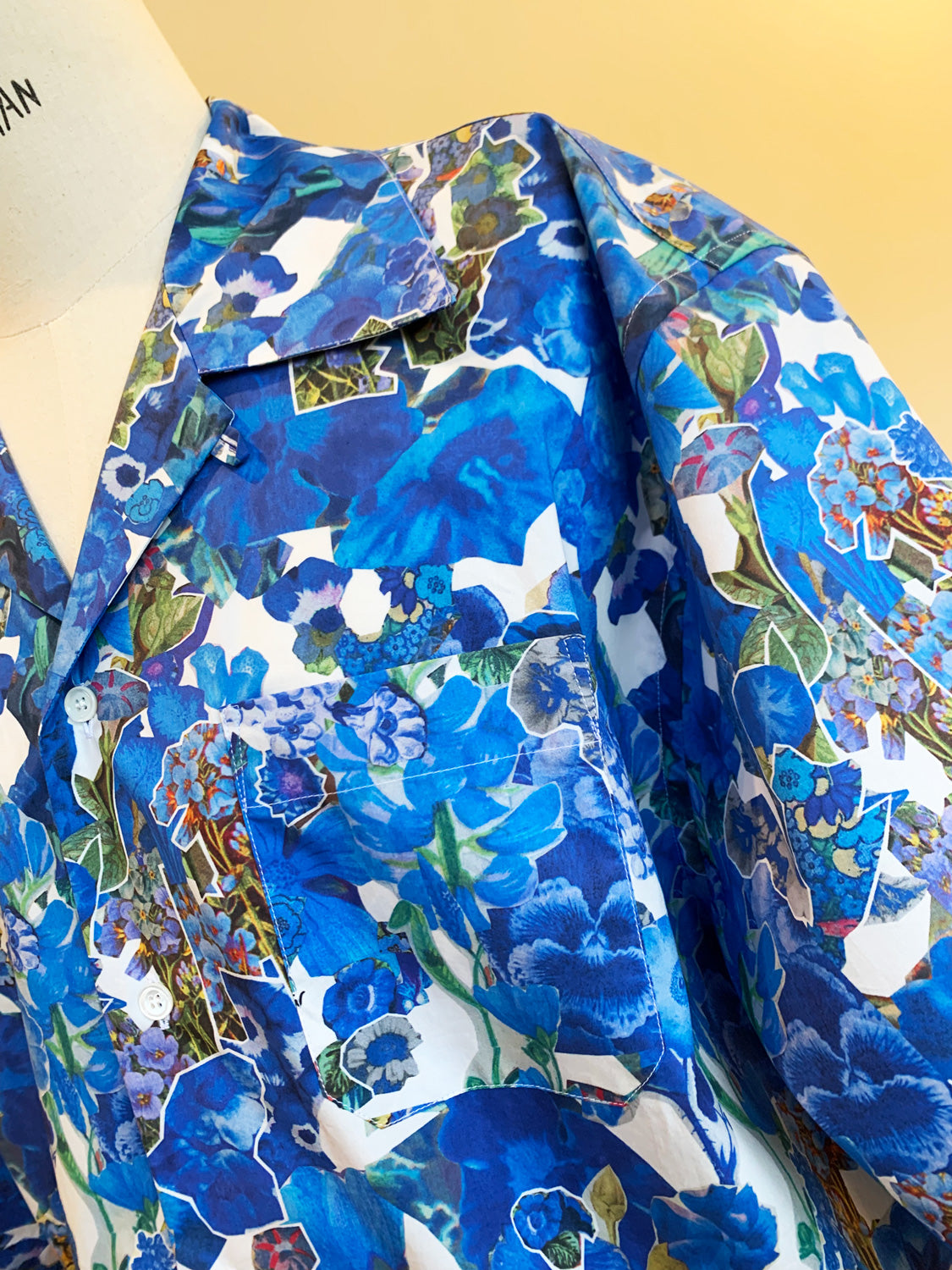 MARNI CUMU0213A5 BLUES S/S SHIRT