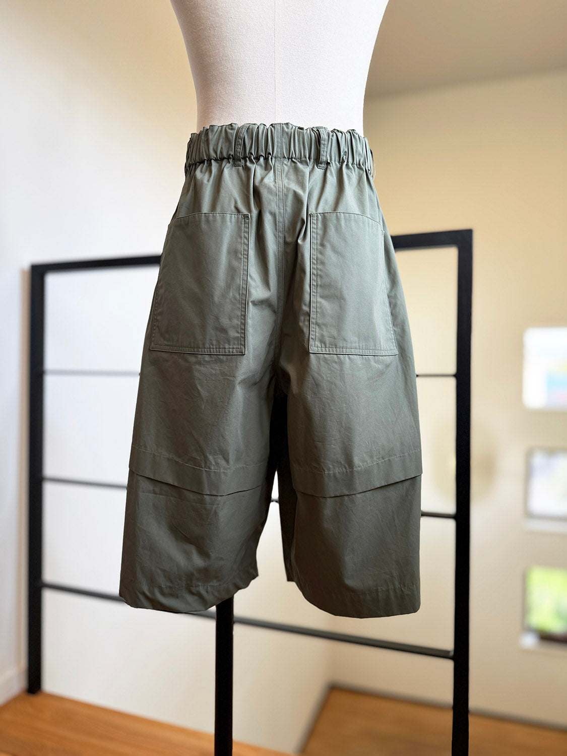 nonnotte N-26S-096 Pleat Dock Shorts Trousers