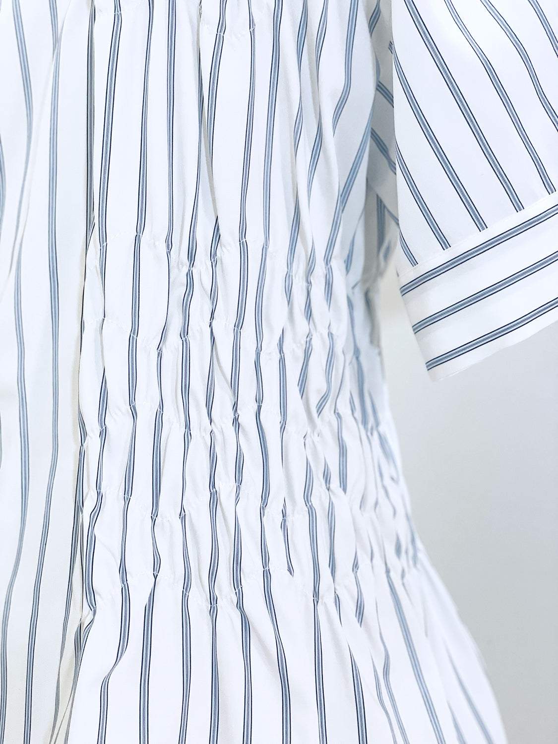 ENFOLD SHIRRING SHIRT