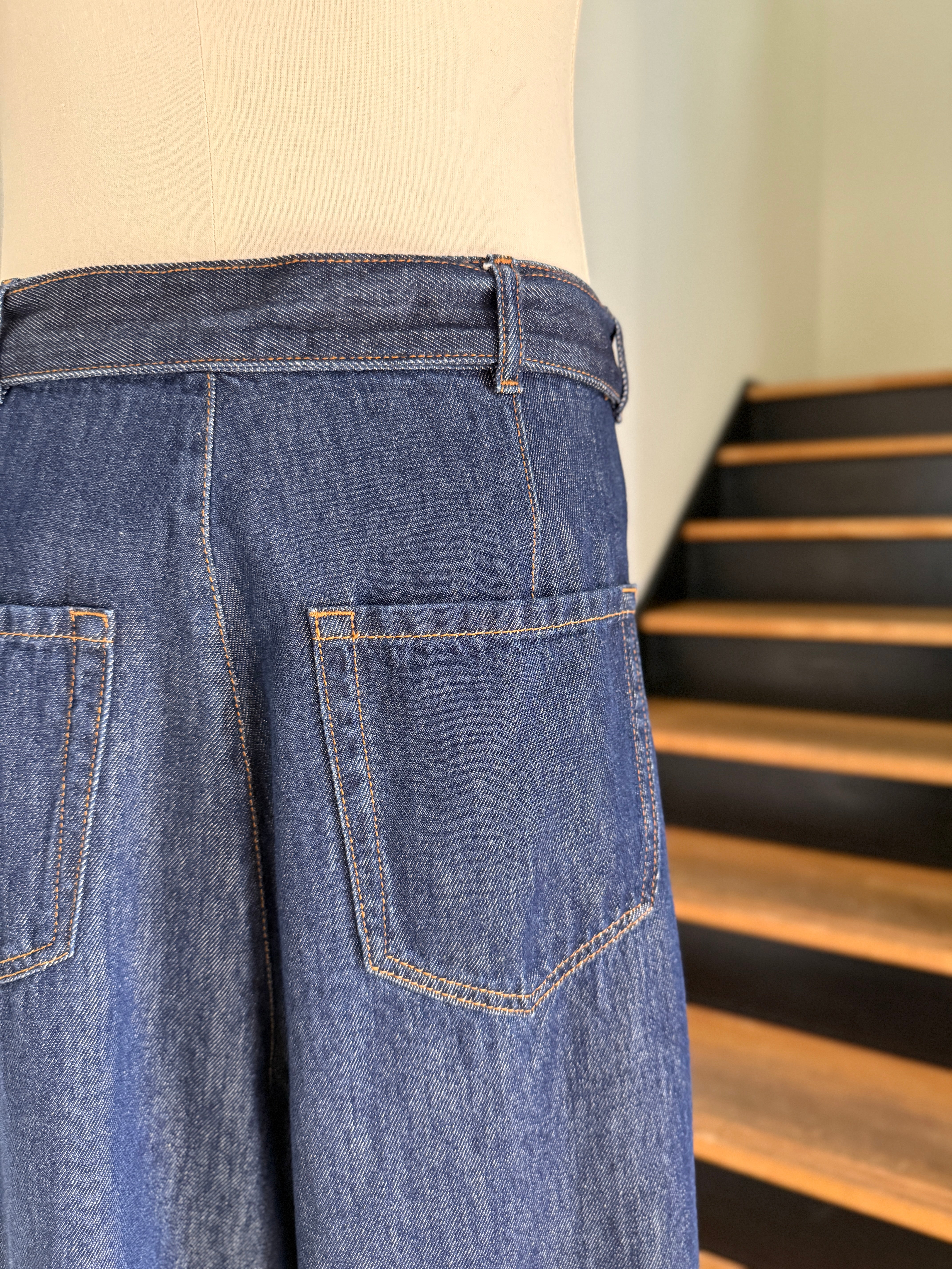 DRIES VAN NOTEN PREACHES DEN 4401 M.W.PANTS