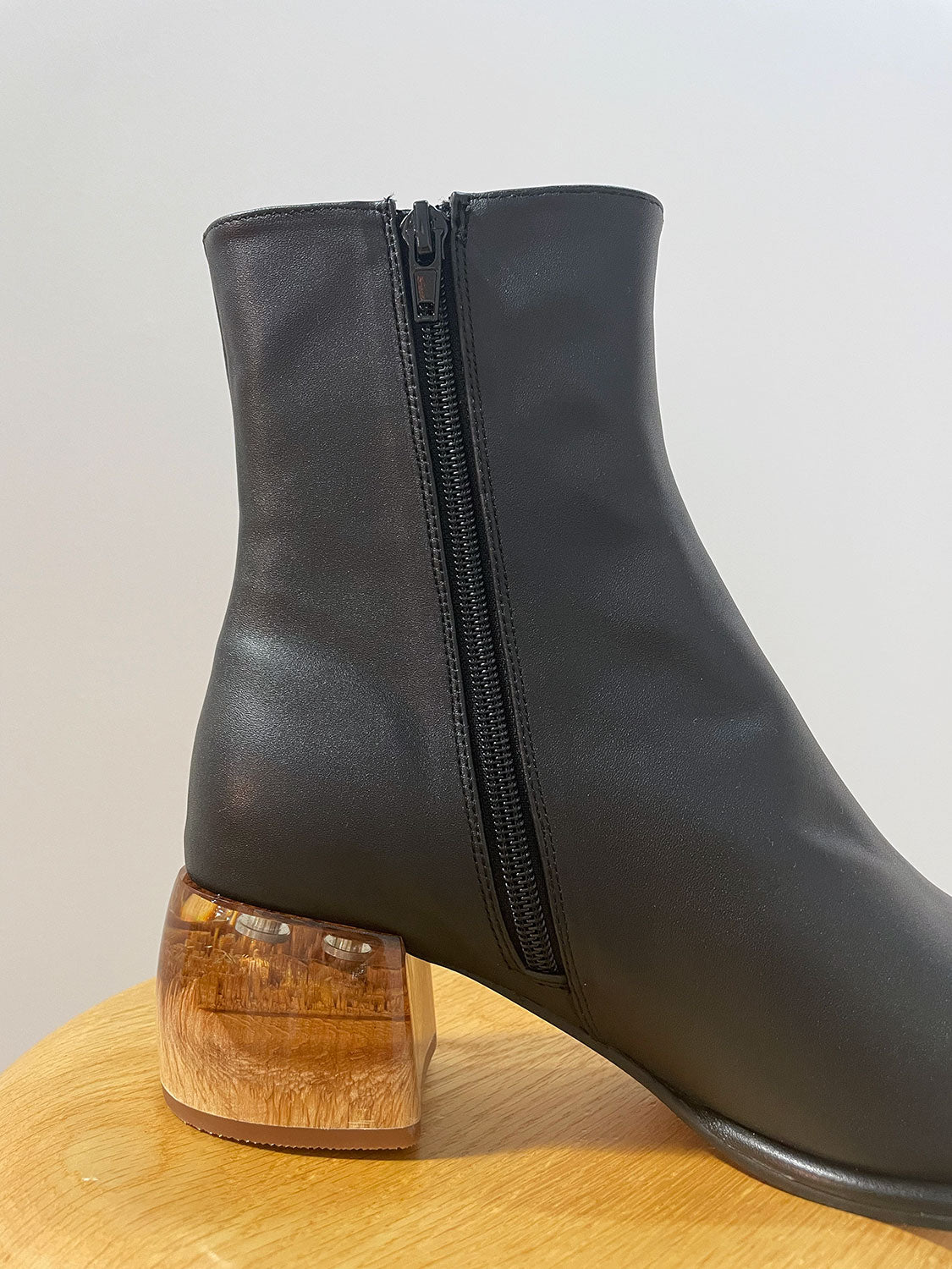 ALM. ADELA LEATHER BOOTS