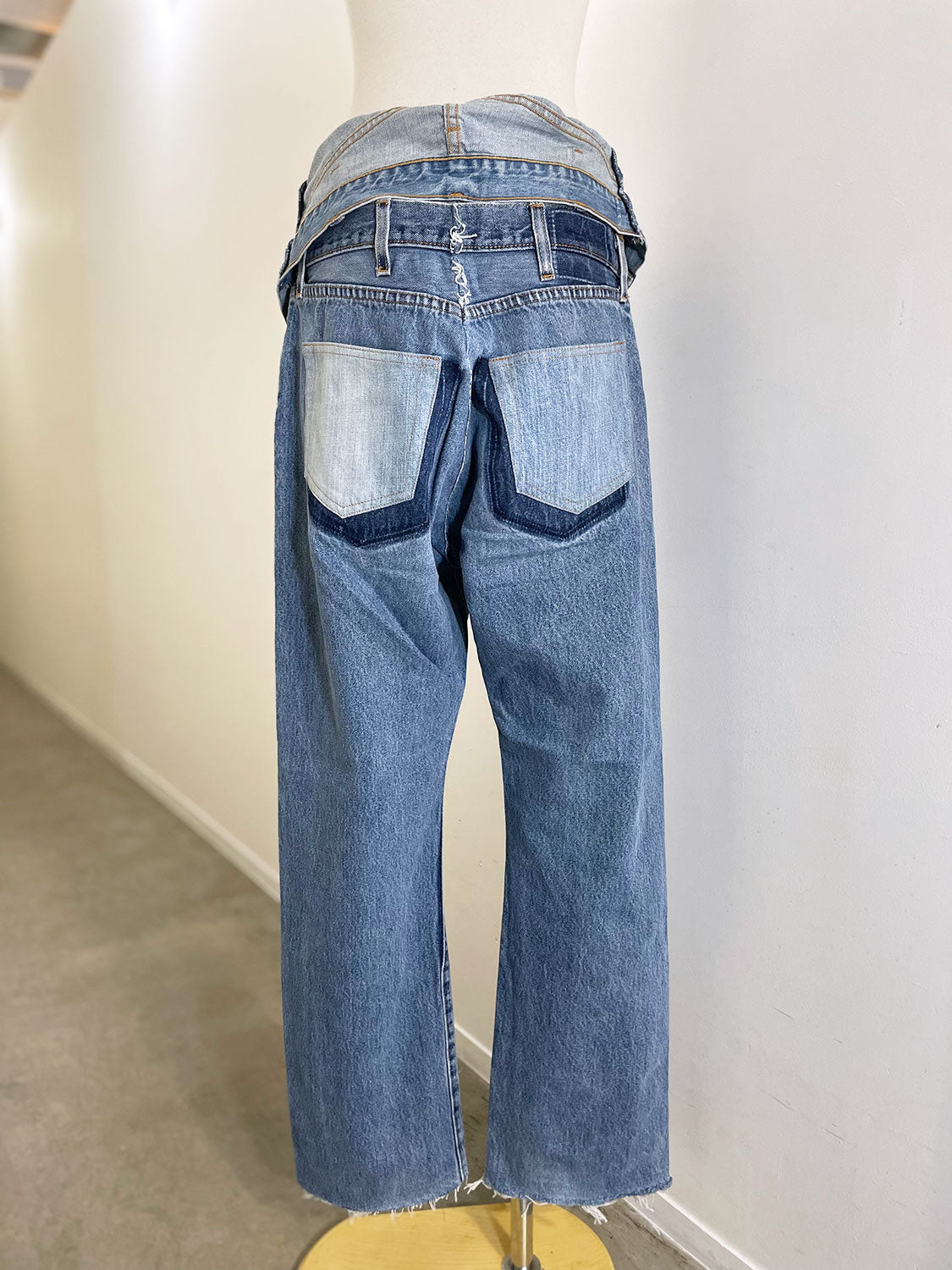 QUIITO W WAIST DENIM PT (B)
