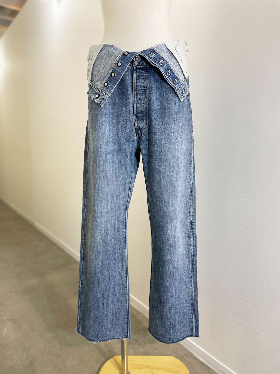 QUIITO W WAIST DENIM PT (C)