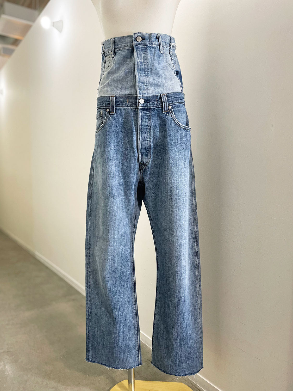 QUIITO W WAIST DENIM PT (C)
