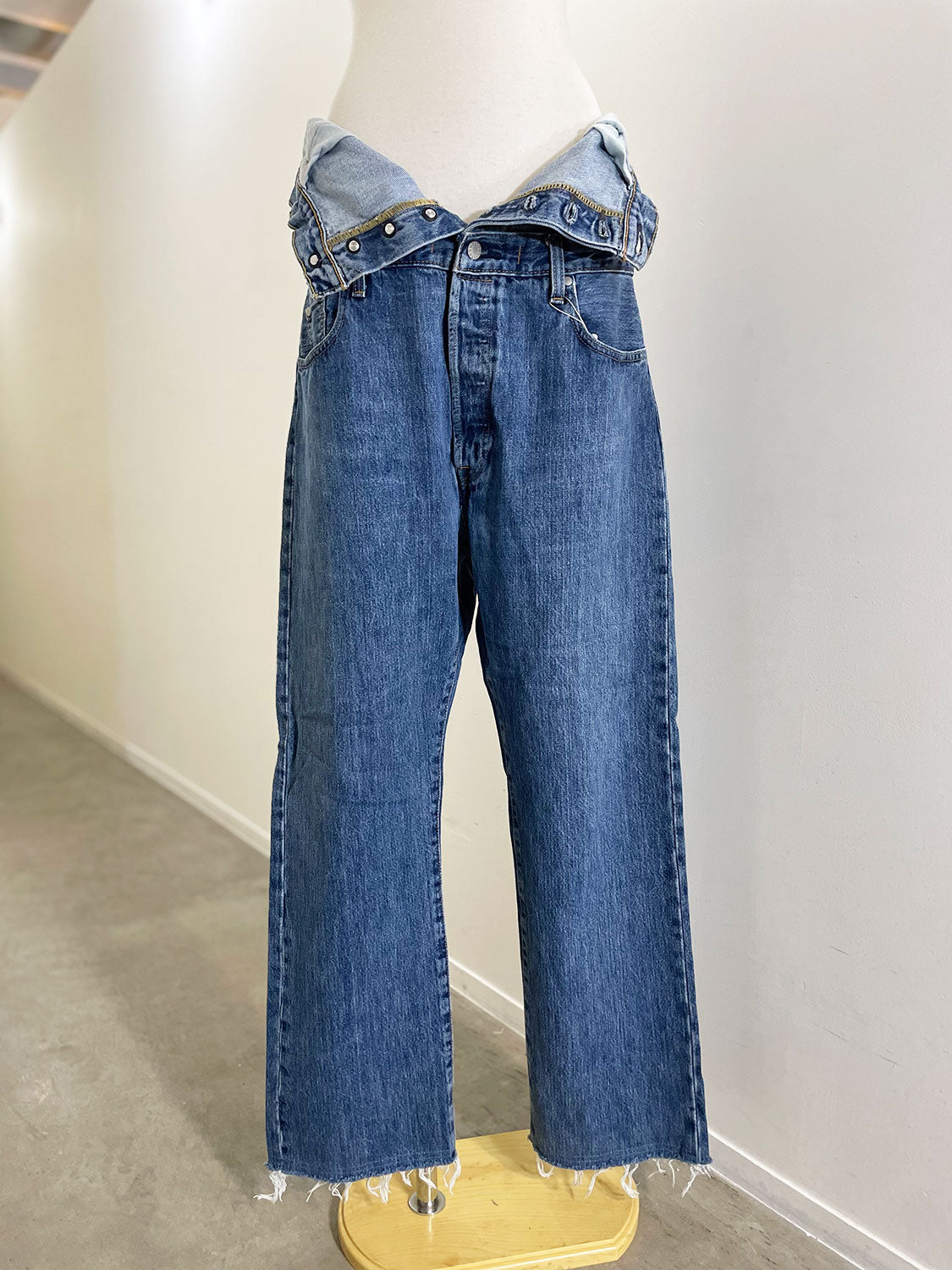 QUIITO W WAIST DENIM PT (サイズ2)