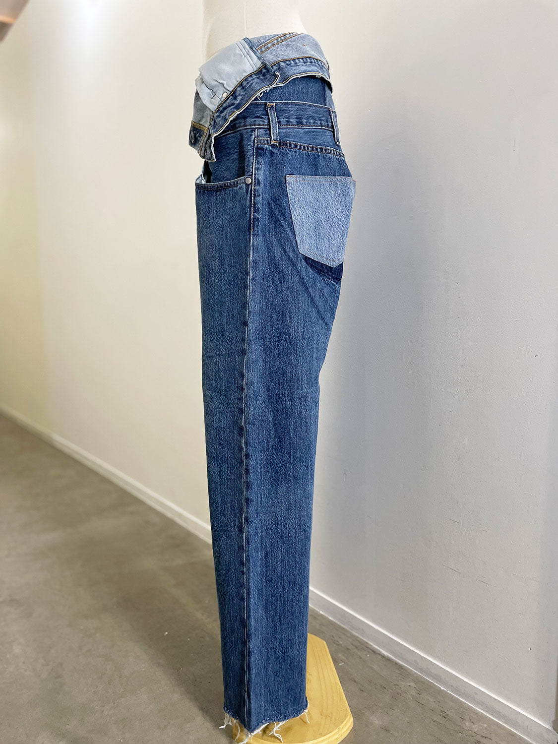 QUIITO W WAIST DENIM PT (サイズ2)