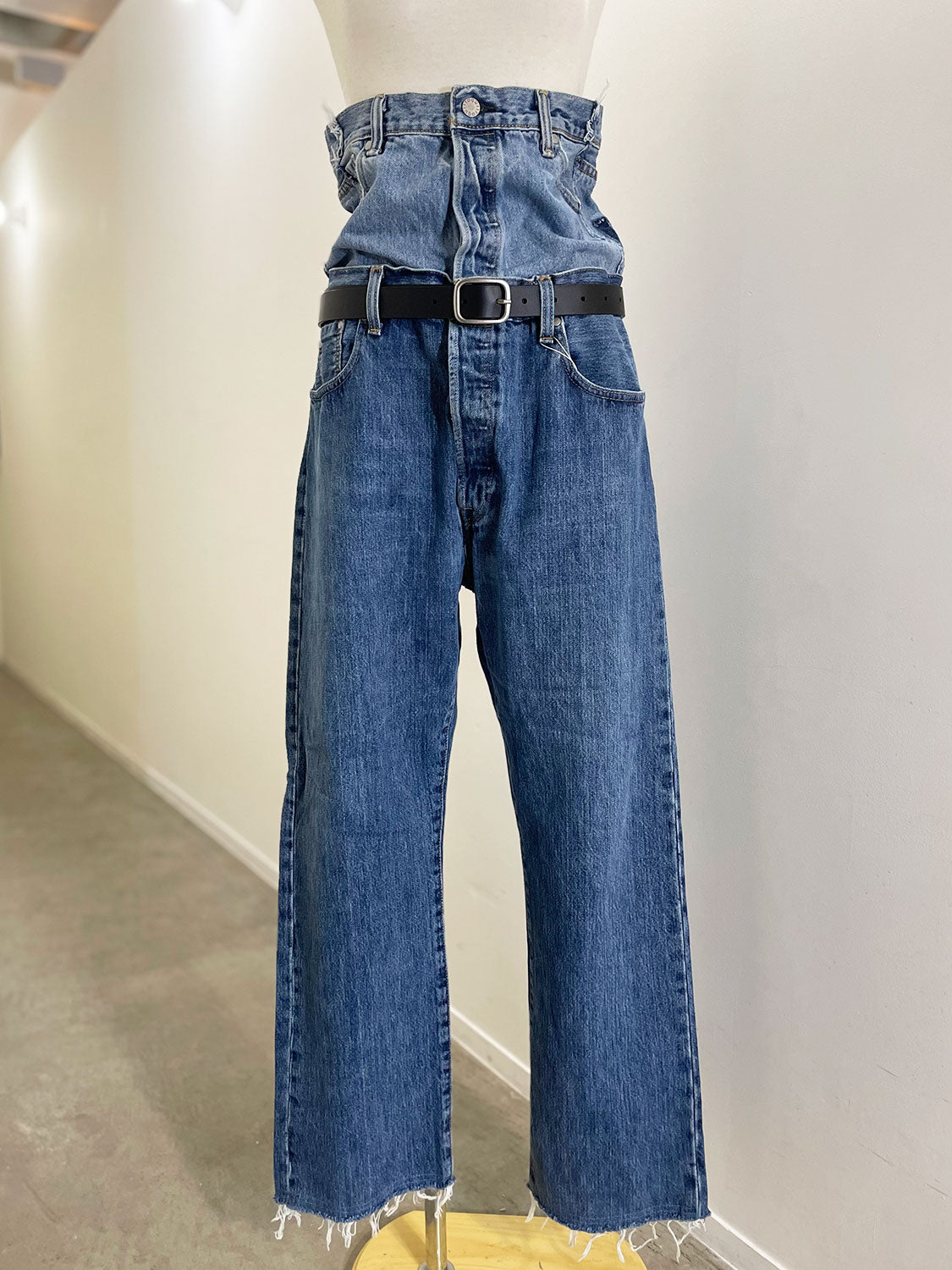 QUIITO W WAIST DENIM PT (サイズ2)
