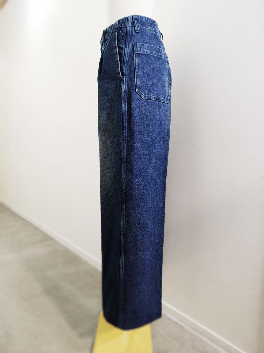 TANAKA THE WIDE JEAN TROUSERS (DARK BLUE)