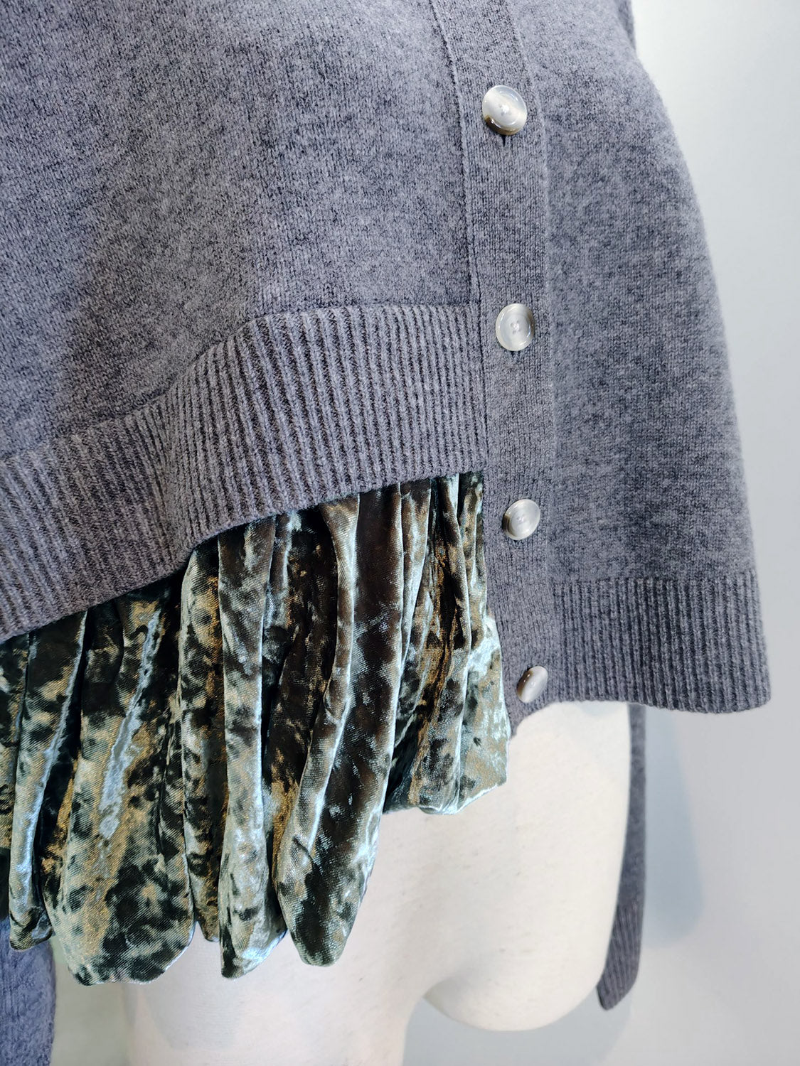 ENFOLD BALLOON CARDIGAN