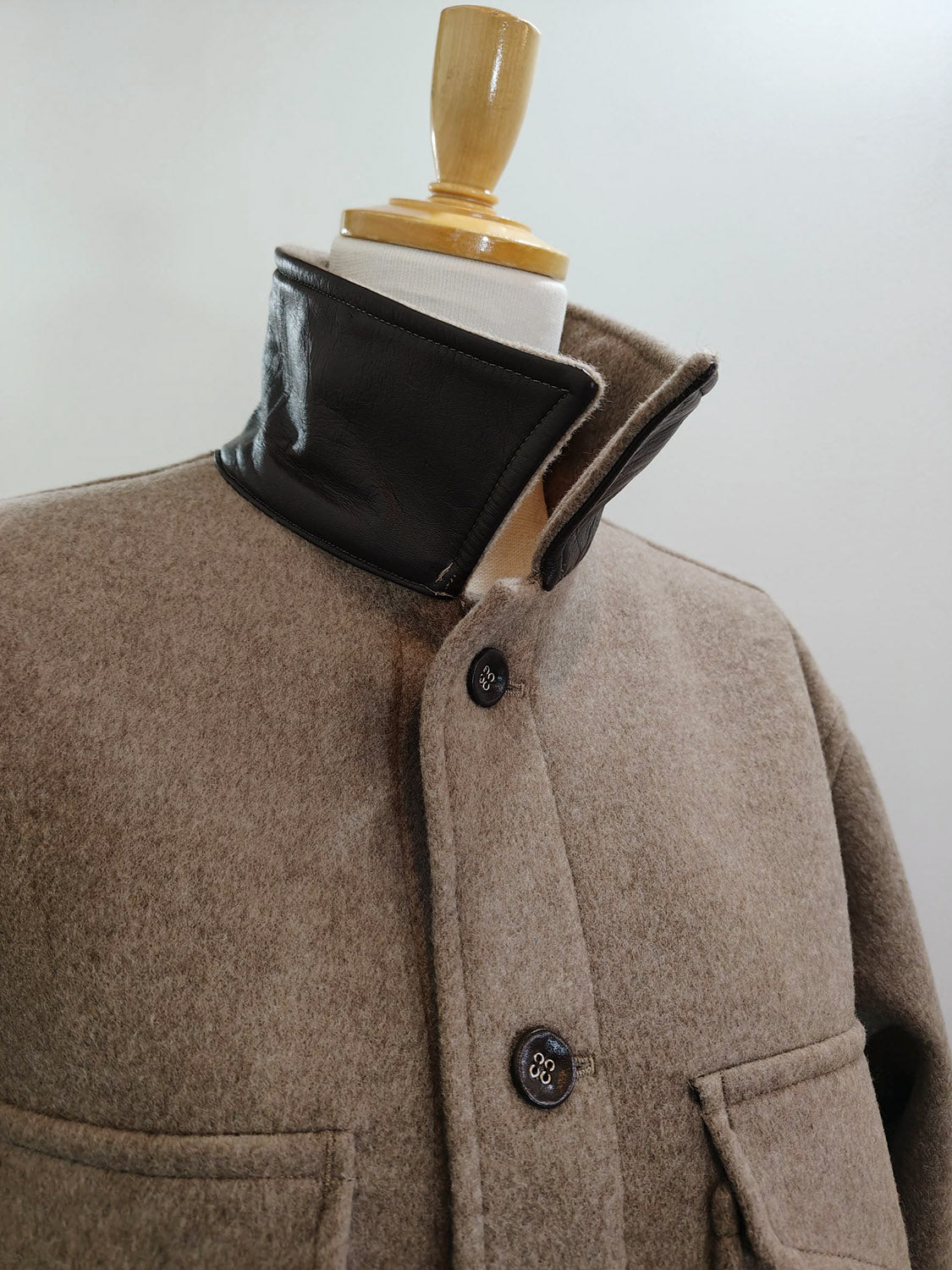 TANAKA SHEARLING FLAP SHIRT