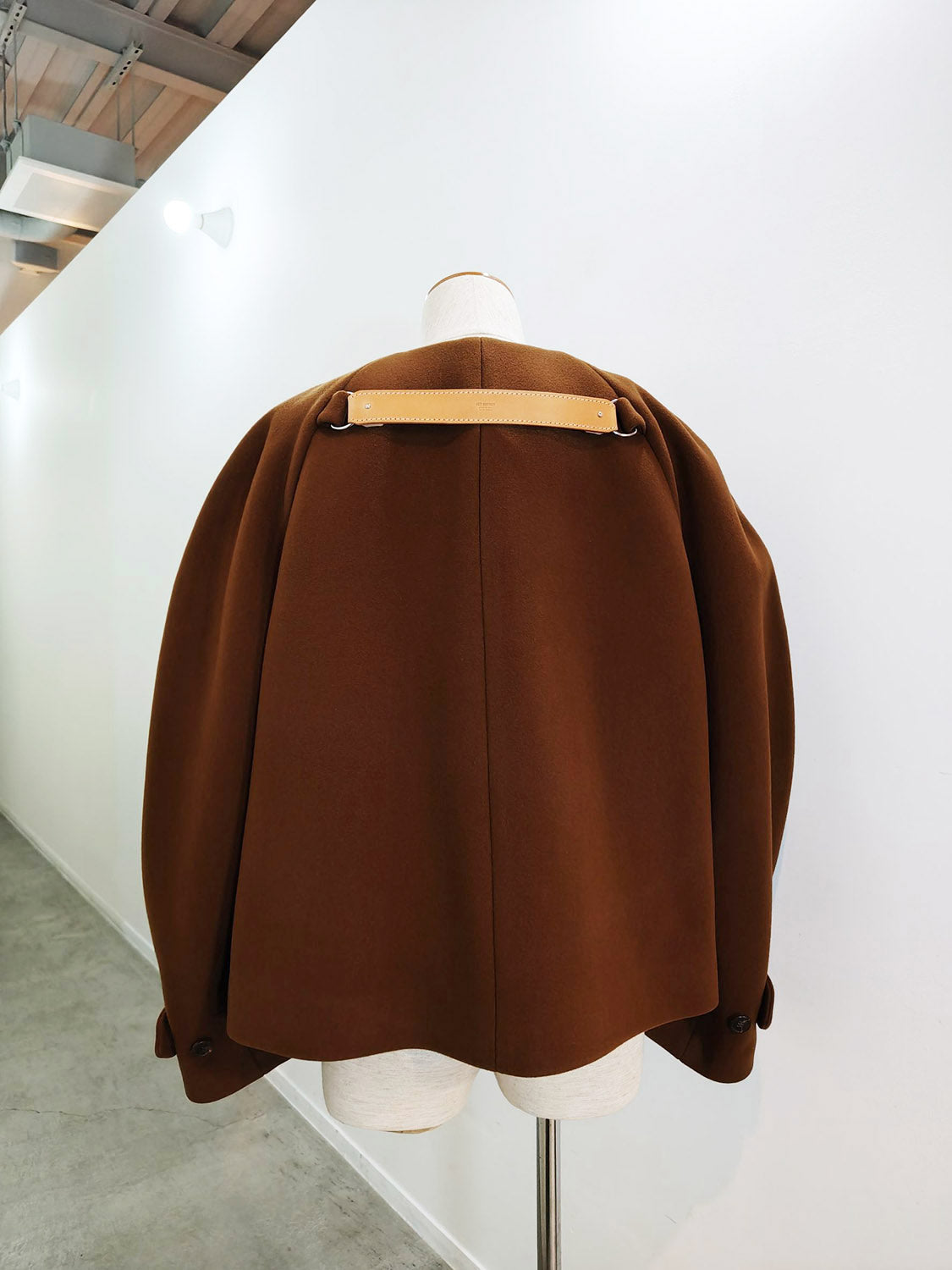 HED MAYNER HMMD10068P WOOL NOCOLLAR SHORT BLOUSON