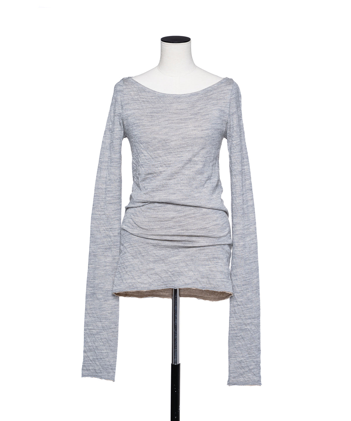 muller of yoshiokubo CRINKLE JERSEY LAYER TOP