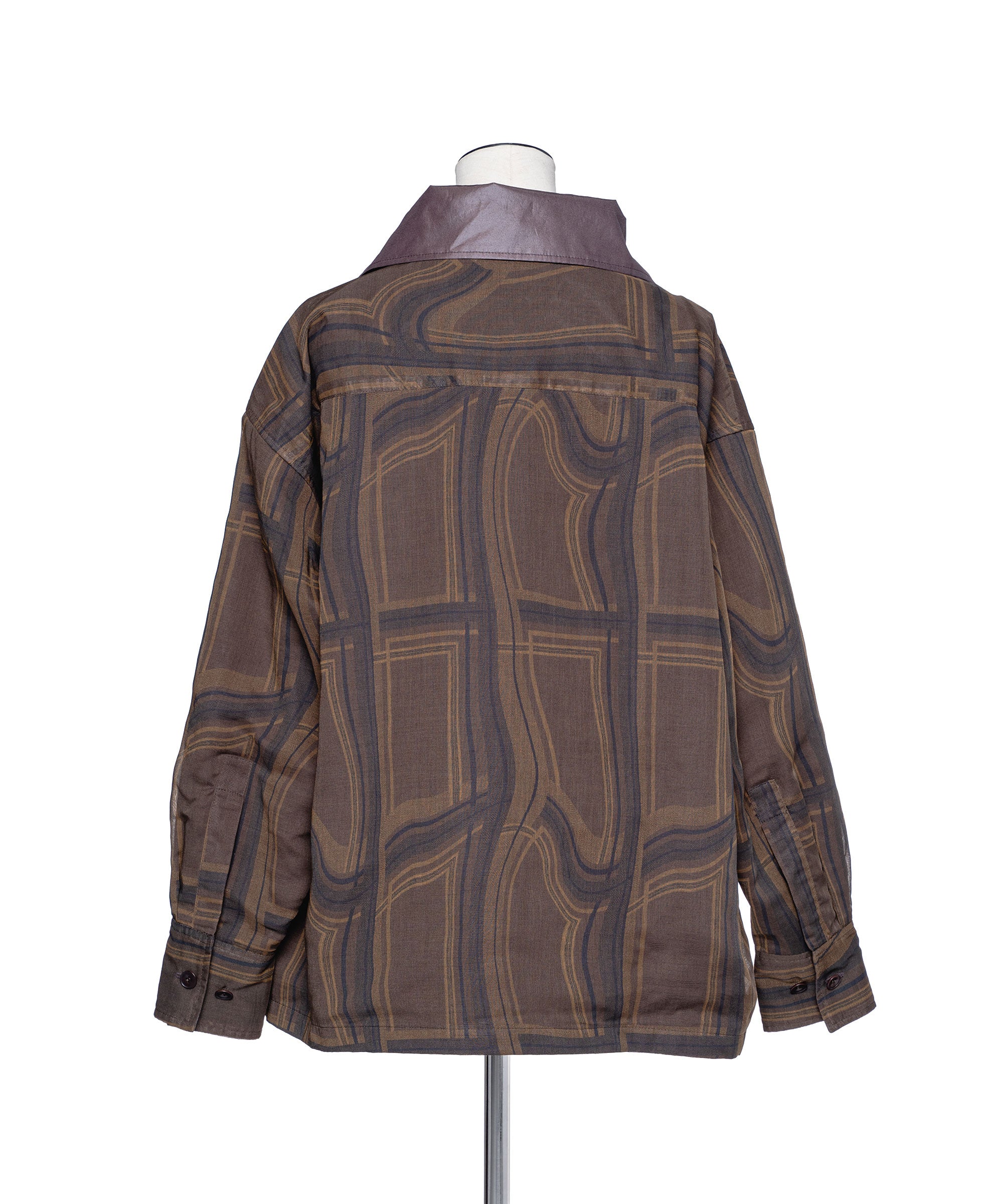 muller of yoshiokubo LIMINAL CHECK SHIRTS JACKET