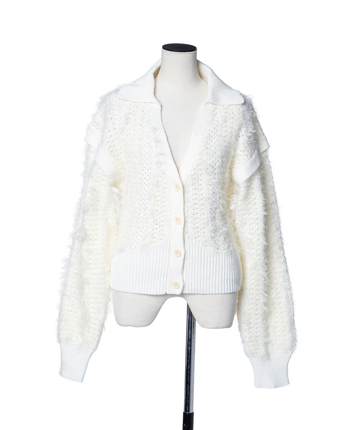 muller of yoshiokubo FUZZY KNIT CARDIGAN