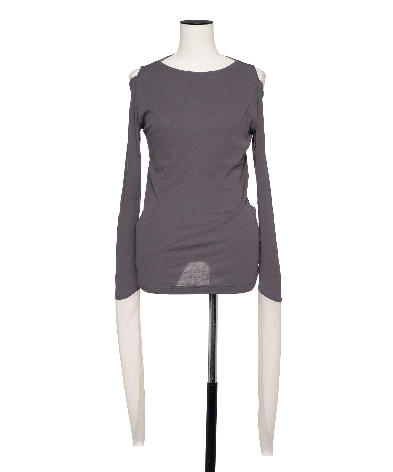 muller of yoshiokubo DIGONAL LONG SLEEVE TOP