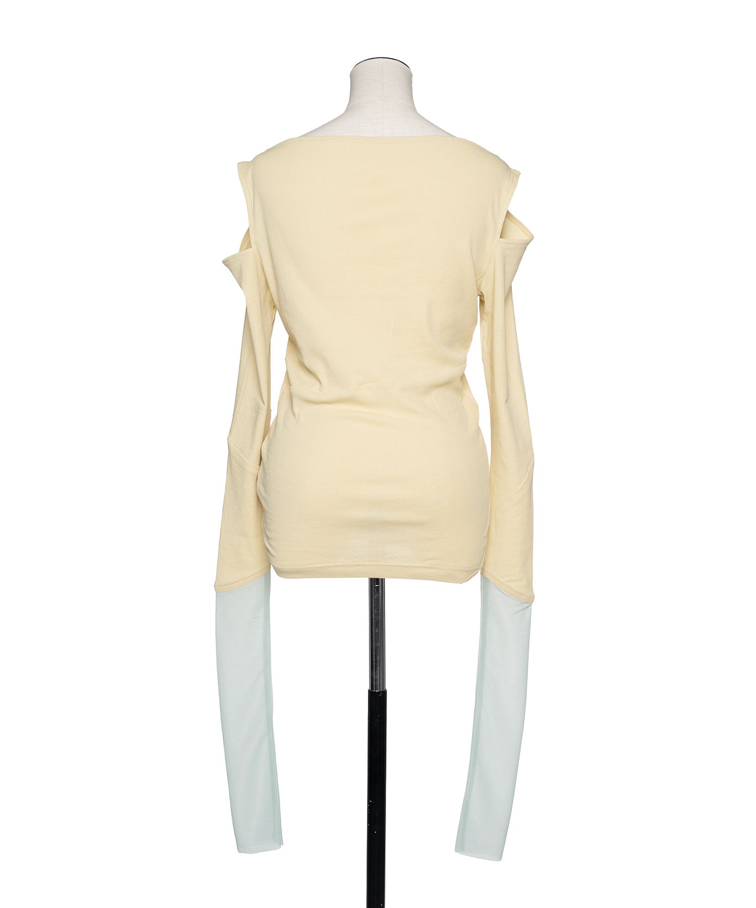 muller of yoshiokubo DIGONAL LONG SLEEVE TOP