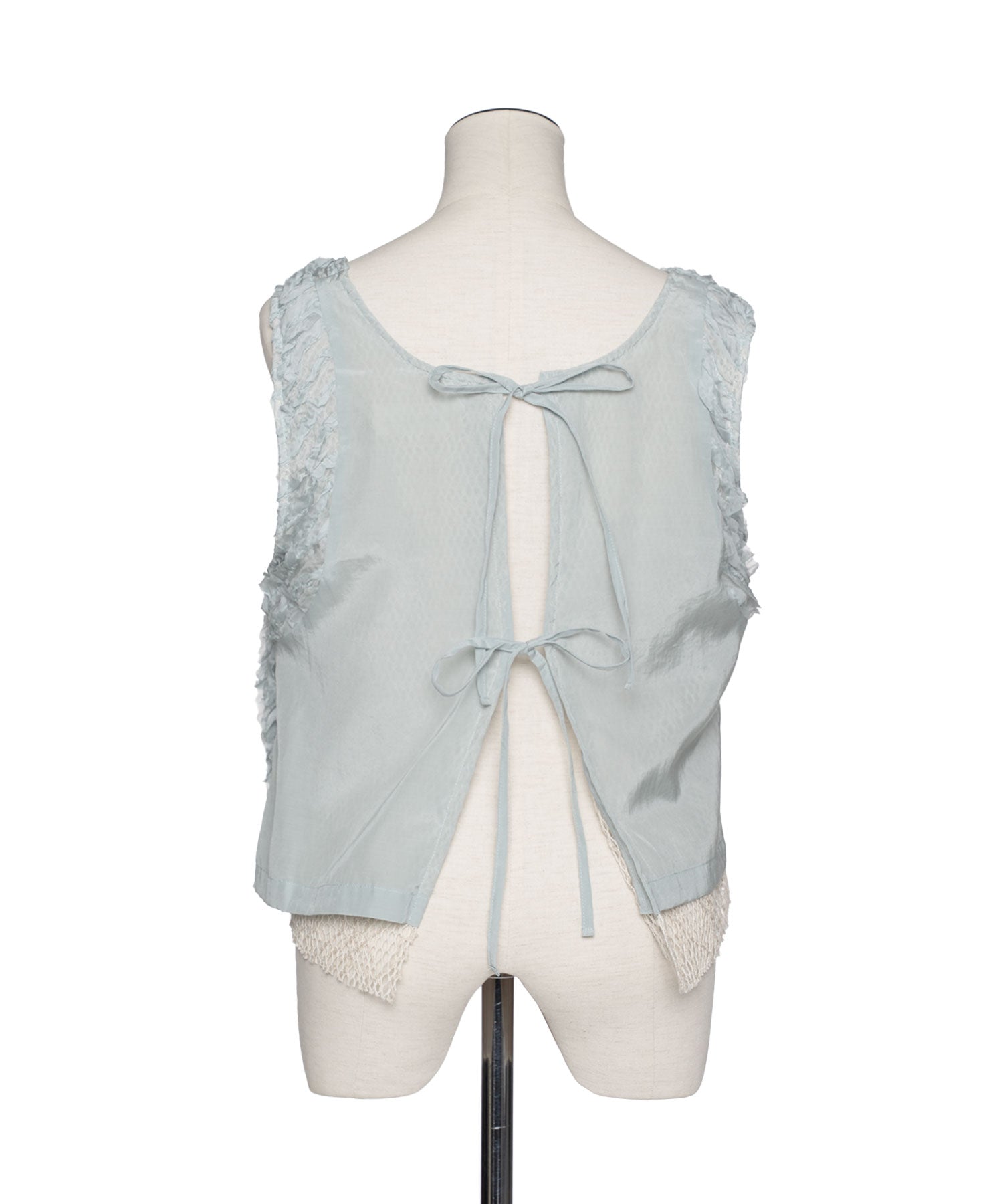muller of yoshiokubo RUFFLE CHIFFON LAYER TOP