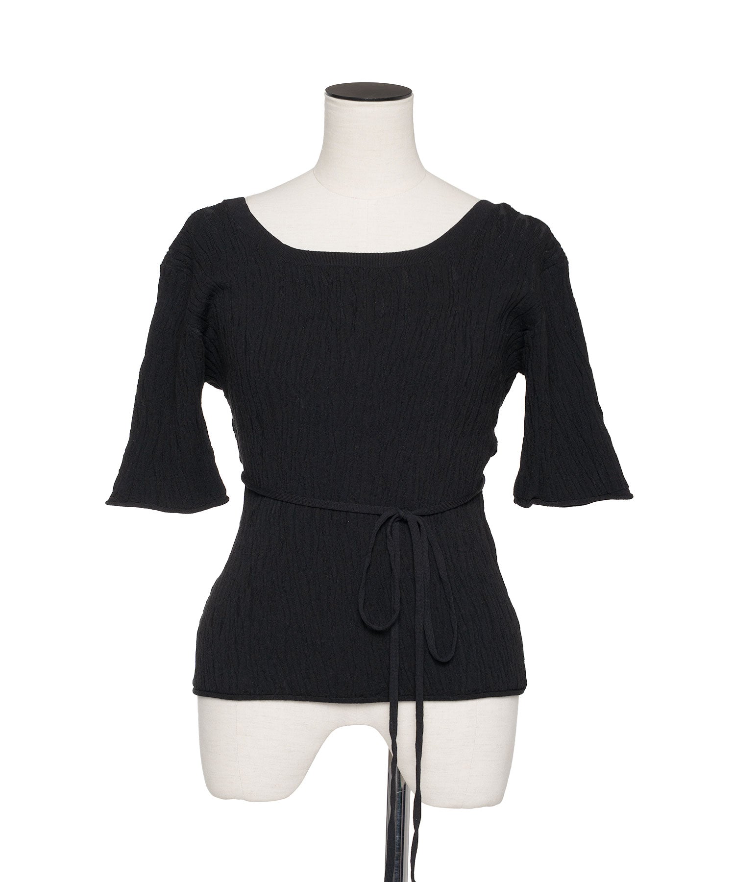 muller of yoshiokubo CRINKLED WRAP KNIT