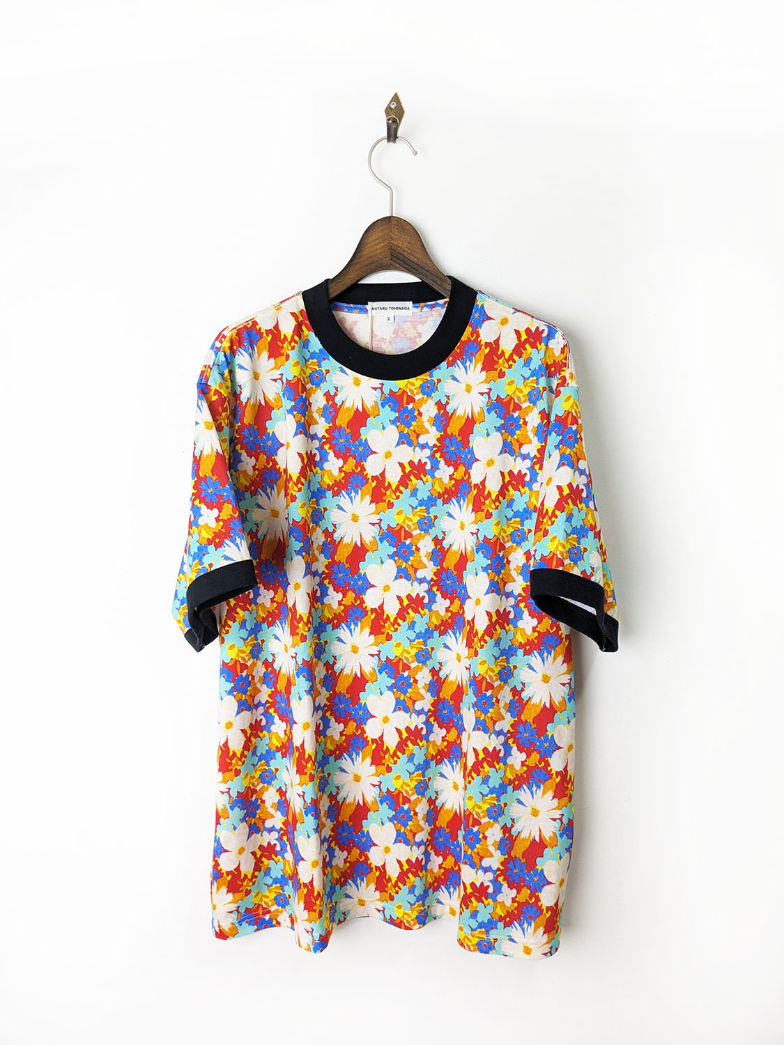 WATARU TOMINAGA Ringer T-shirt (Pen Flower)