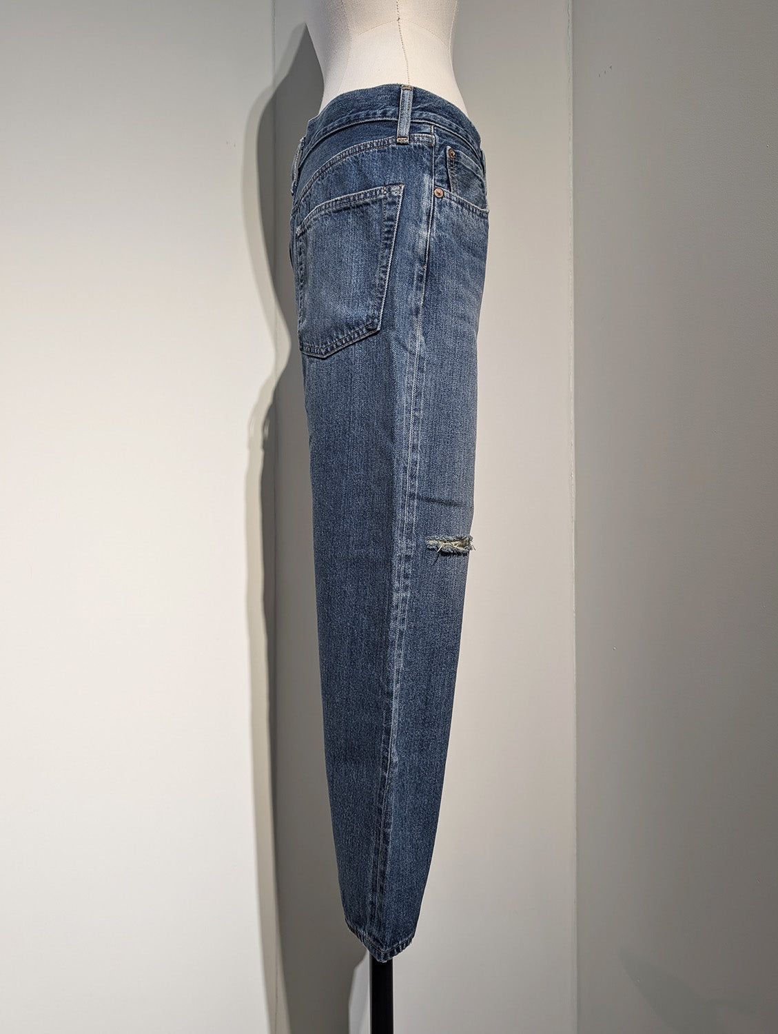 MADISONBLUE BOYS CRASHED TAPERED PT DENIM