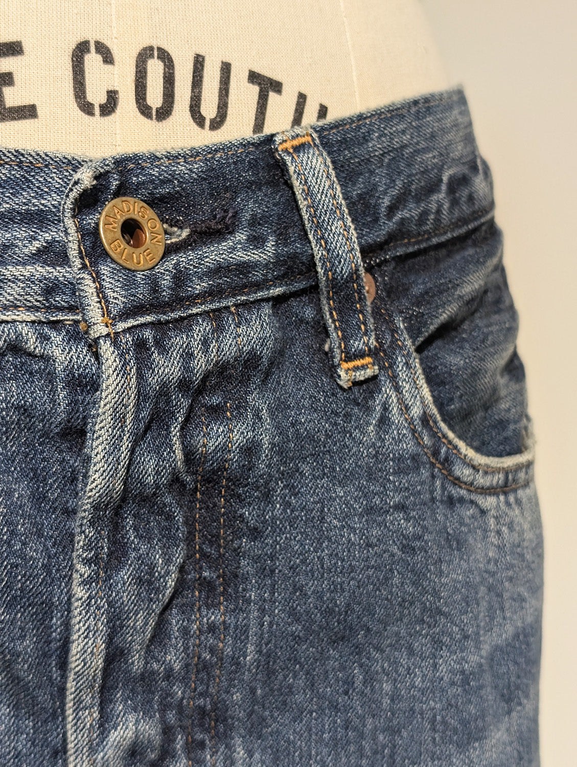 MADISONBLUE BOYS CRASHED TAPERED PT DENIM