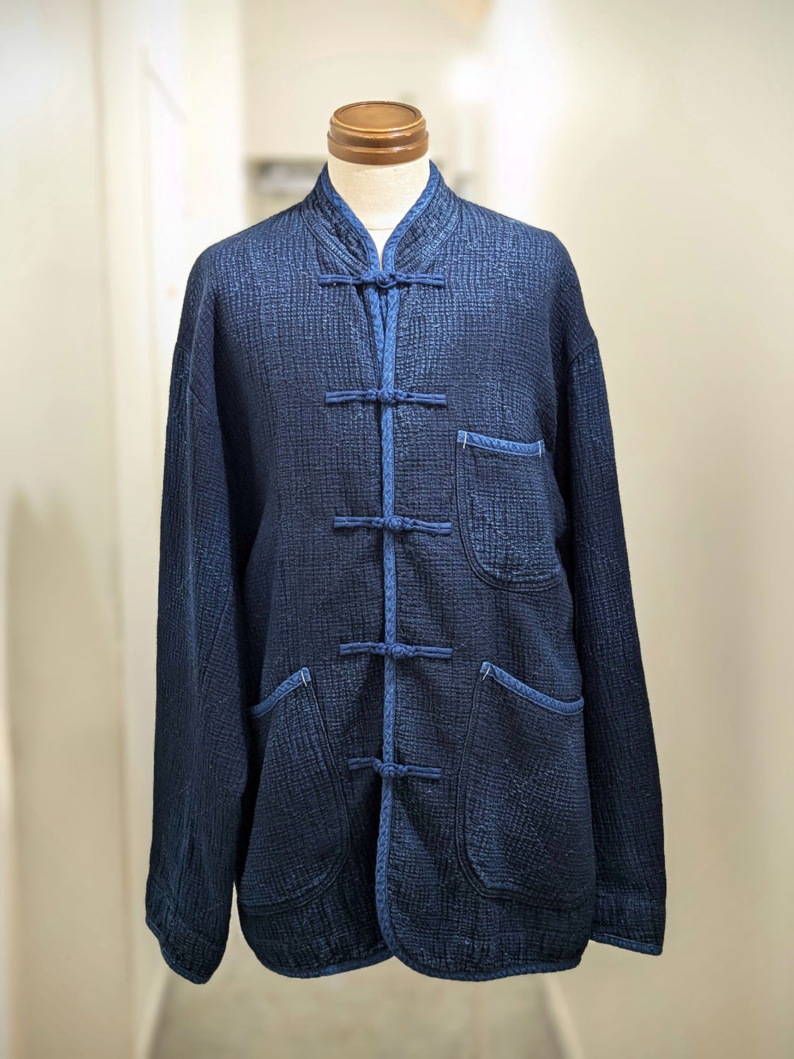 Porter Classic NEW SASHIKO LIGHT CHINESE JACKET