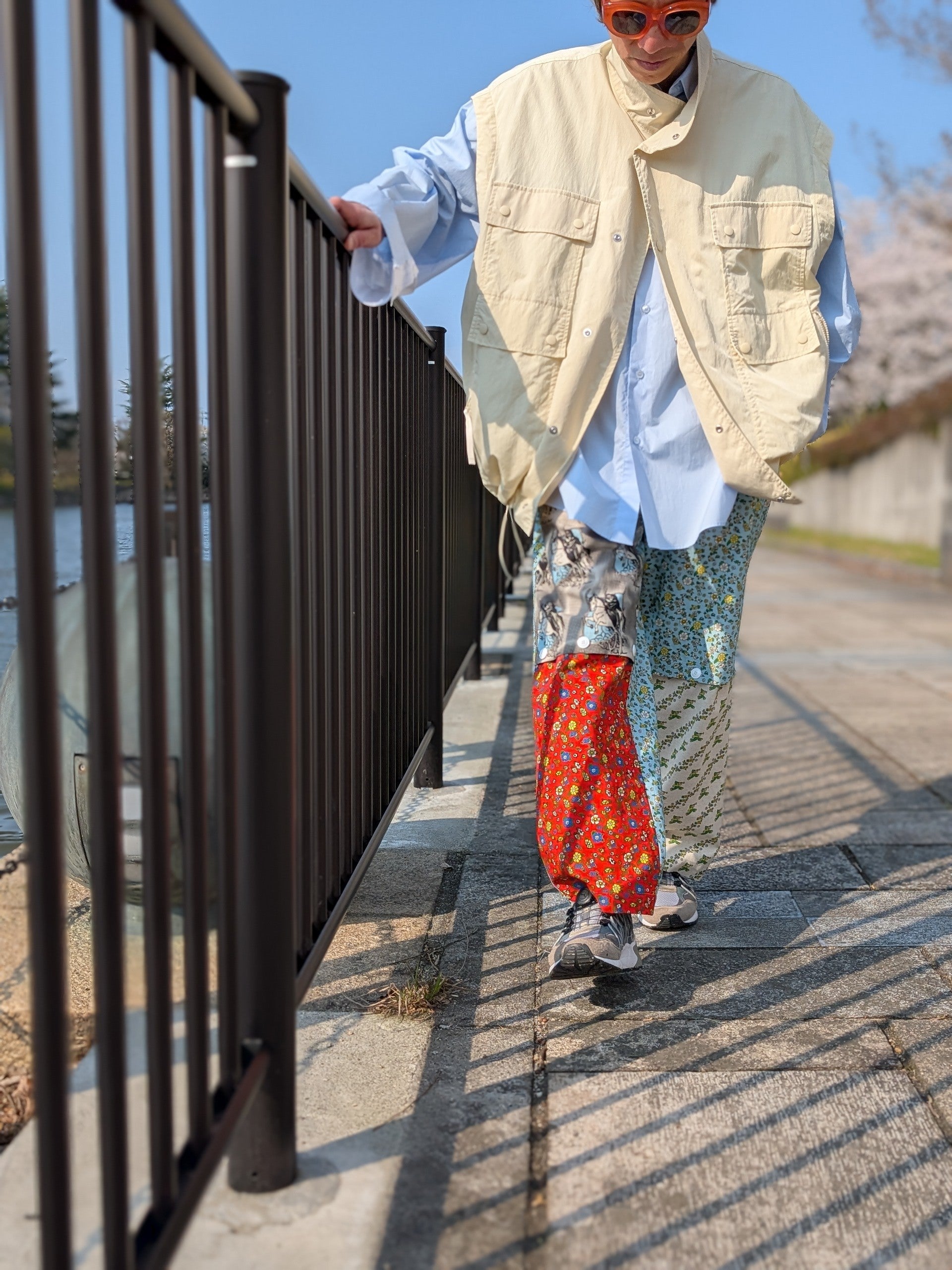 WATARU TOMINAGA Open Knee Trousers