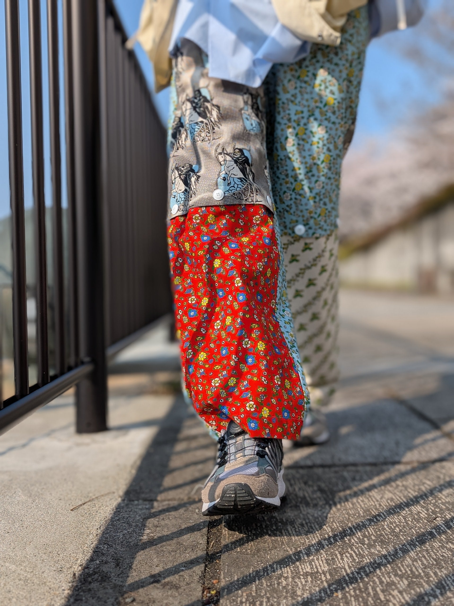 WATARU TOMINAGA Open Knee Trousers