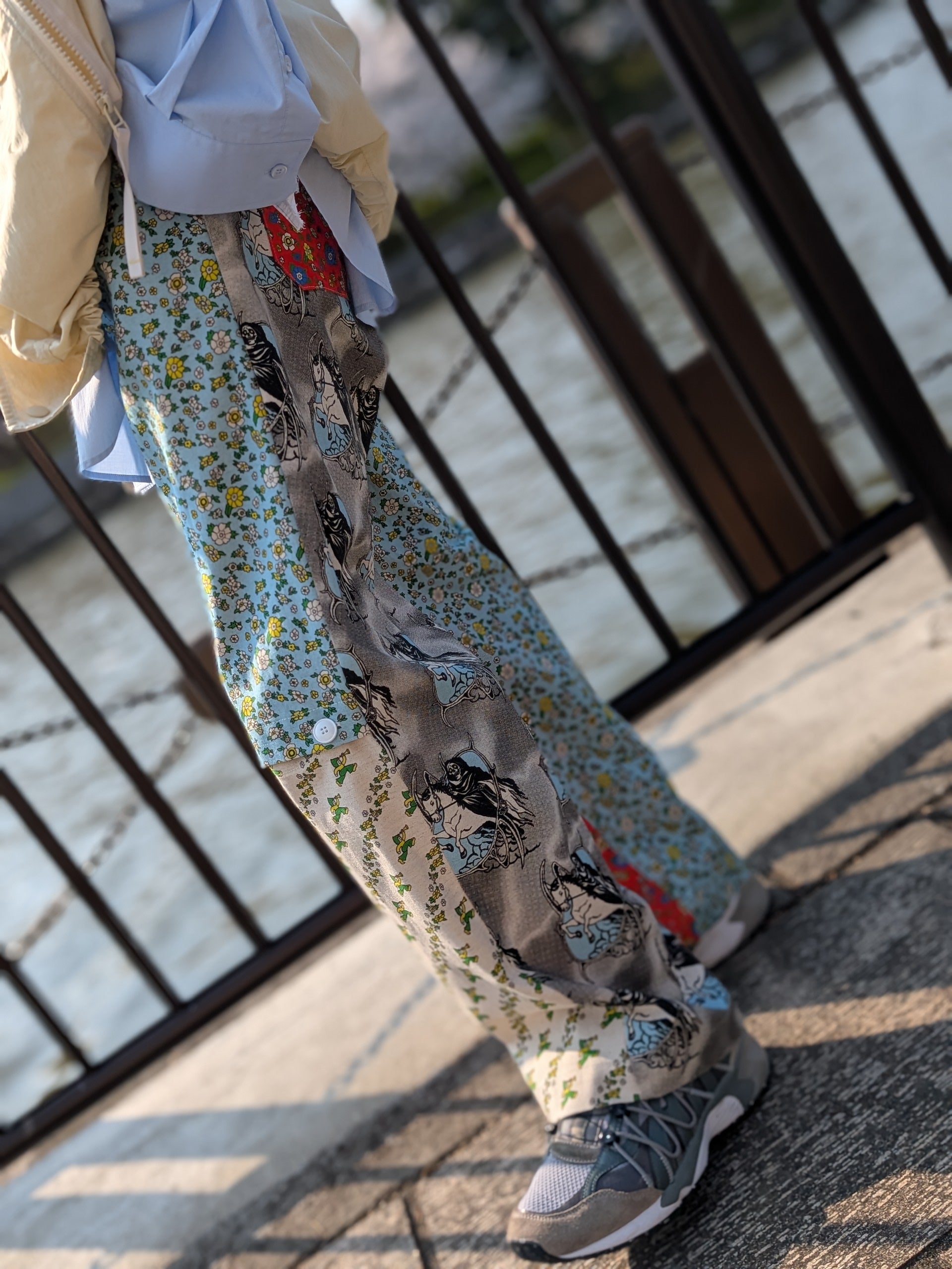 WATARU TOMINAGA Open Knee Trousers