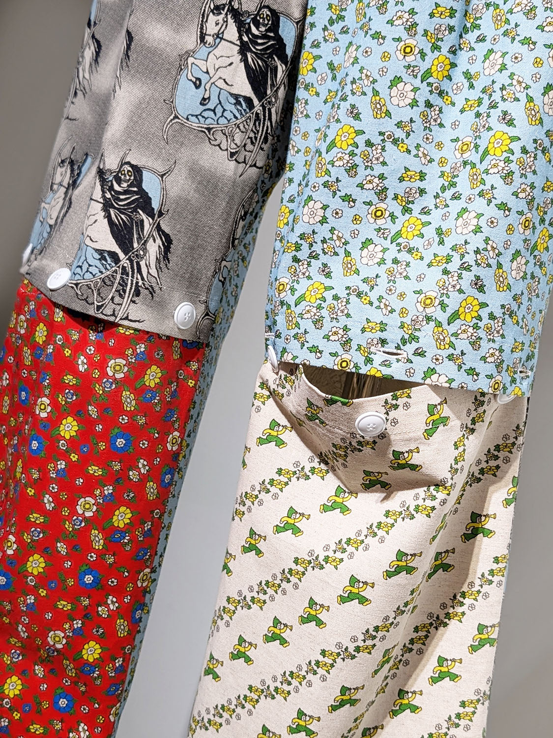 WATARU TOMINAGA Open Knee Trousers