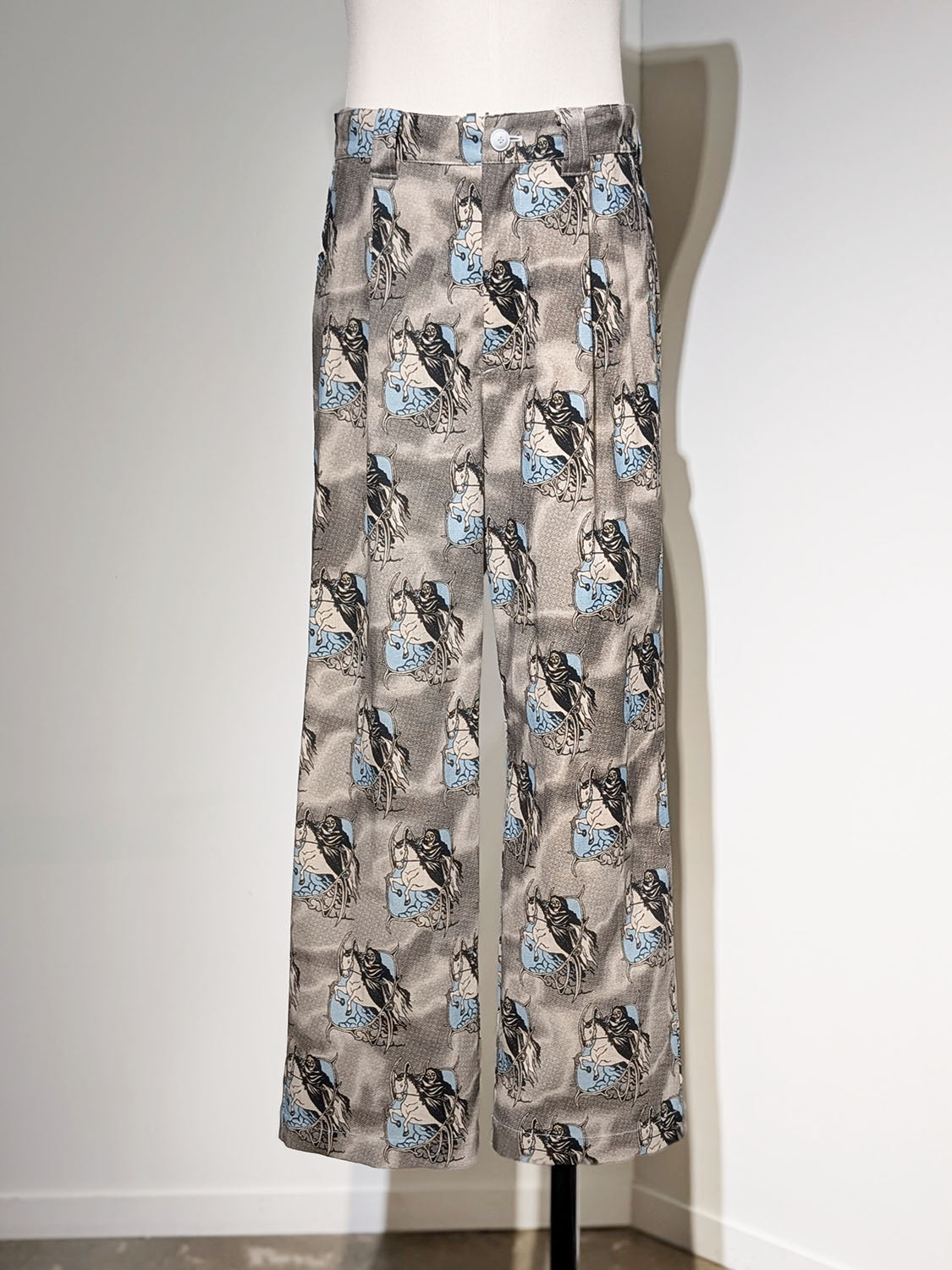 WATARU TOMINAGA SINGLE-PLEAT TROUSERS Death