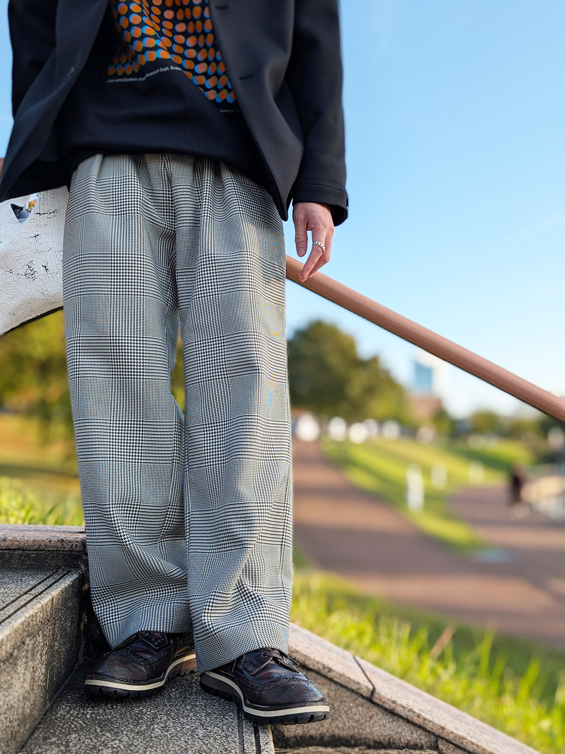 N.HOOLYWOOD 2252-PT22-012 2TUCK TROUSERS