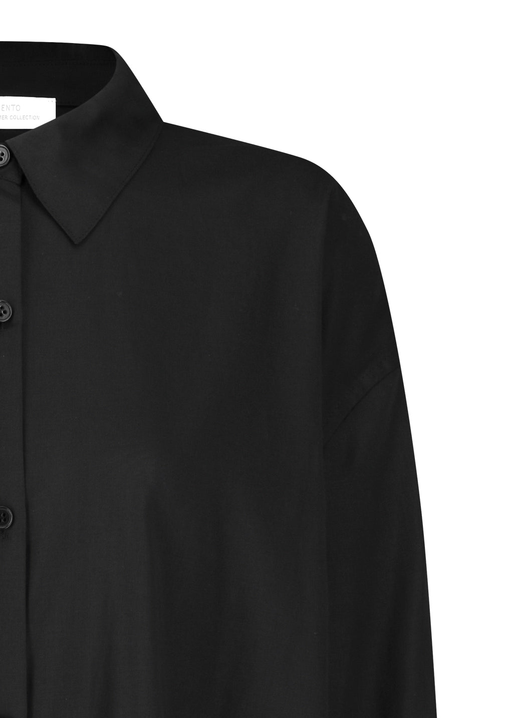AMOMENTO SHEER COTTON CLASSIC SHIRT