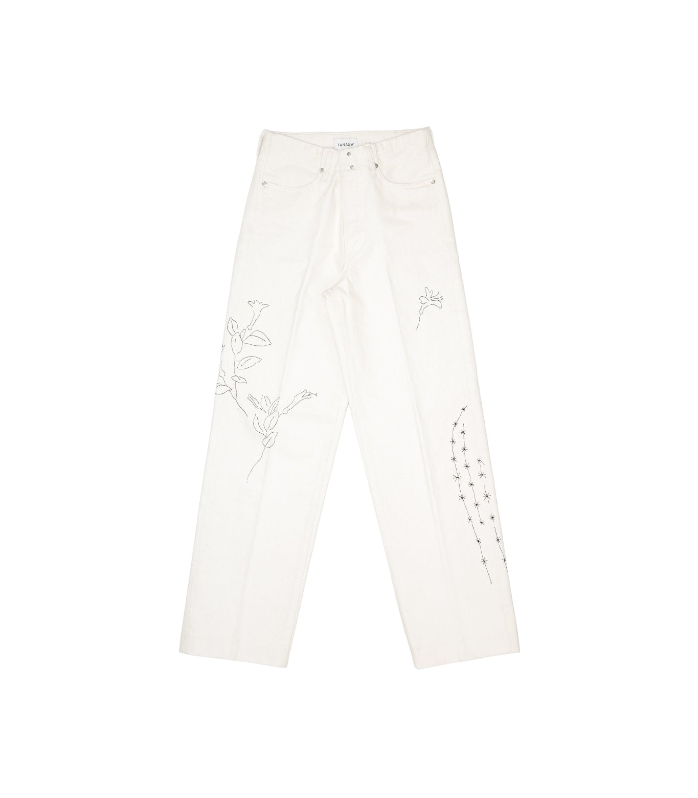 TANAKA ST-2-WHE THE JEAN TROUSERS (EMBROIDERY)