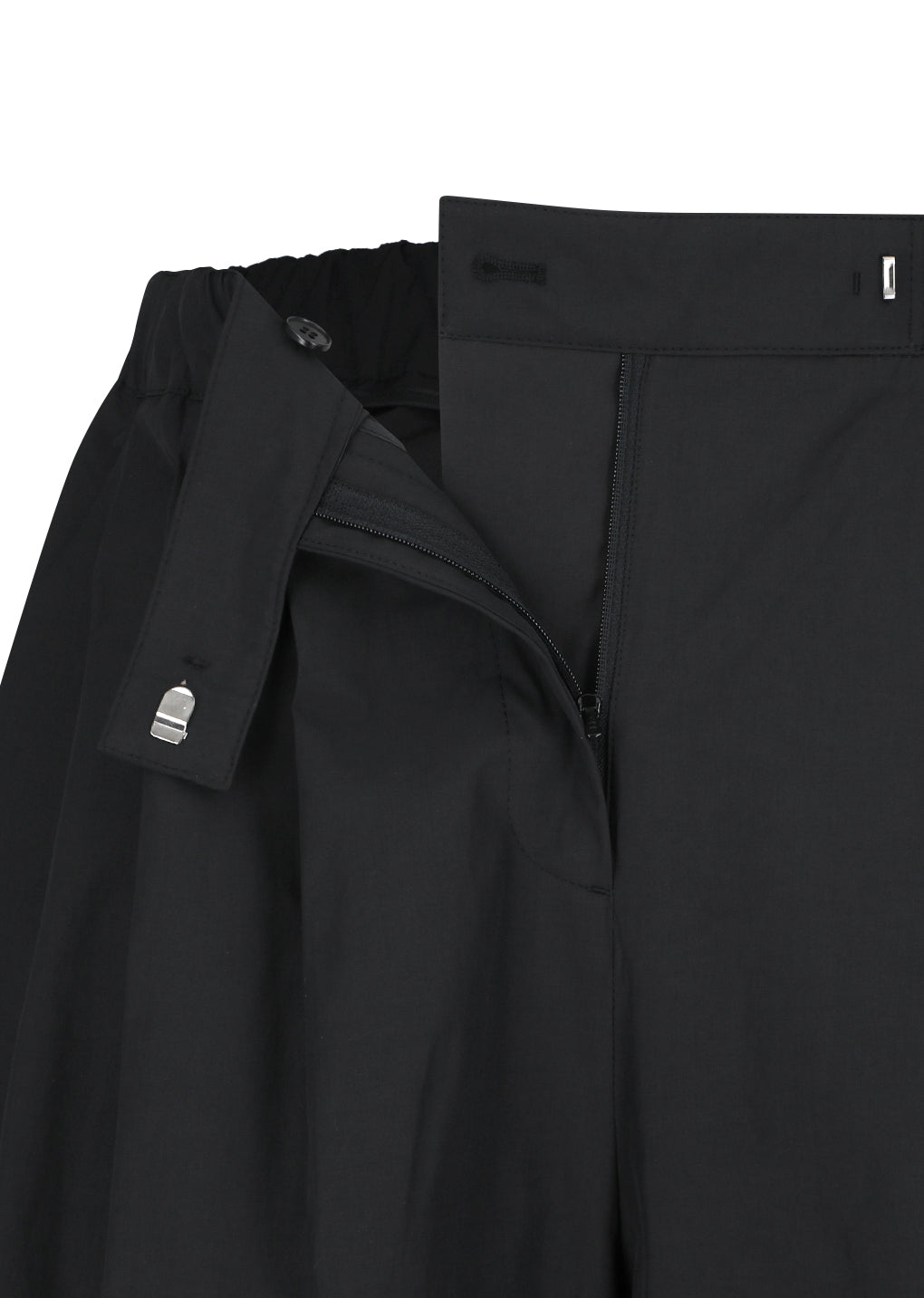 AMOMENTO THREE TUCK BANDING PANTS