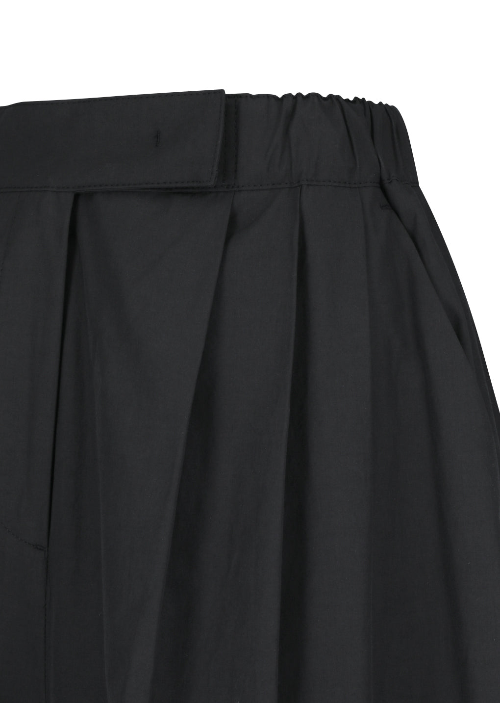 AMOMENTO THREE TUCK BANDING PANTS