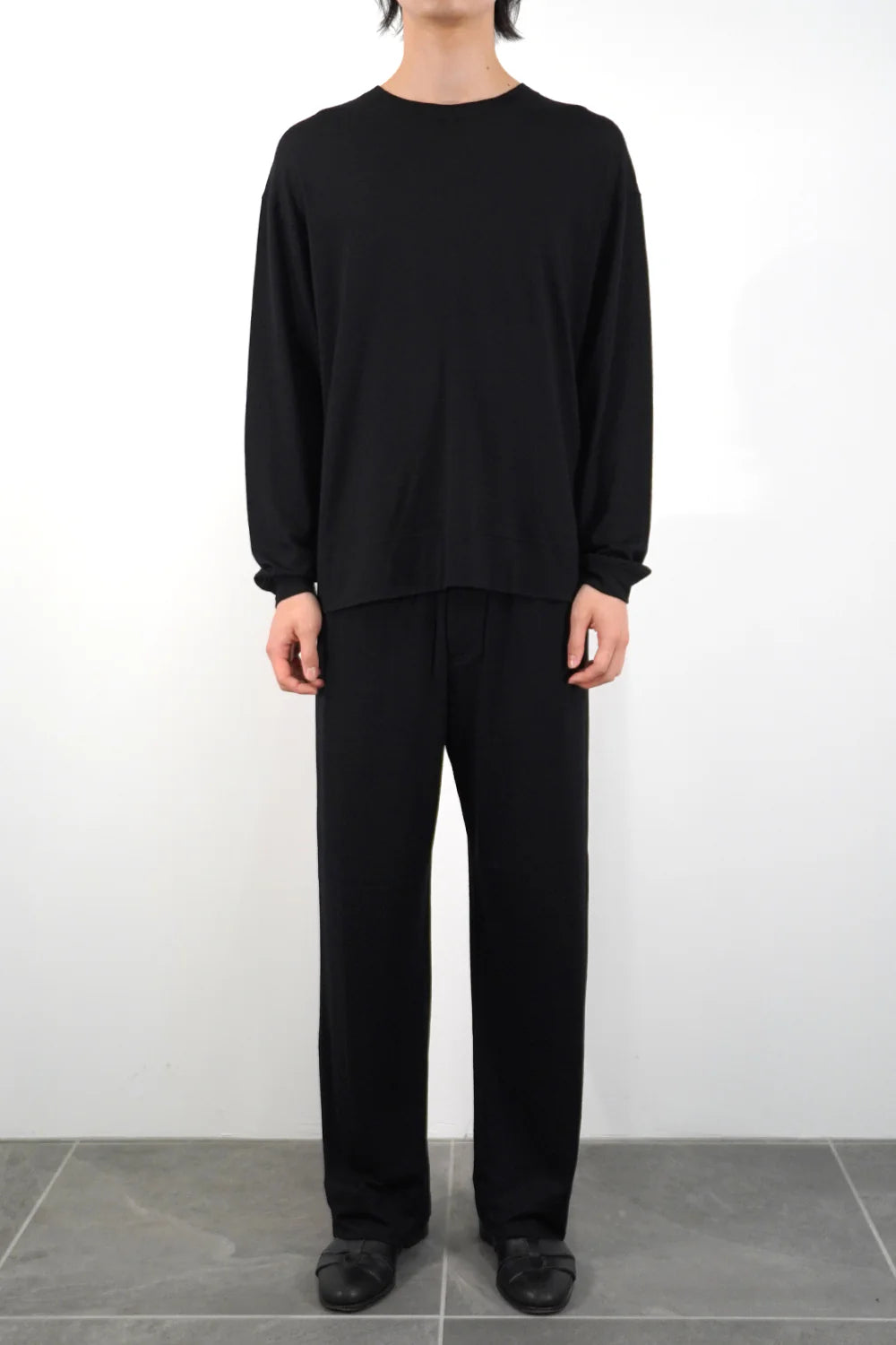WRAPINKNOT【MCS03・L/S OVERSIZED T-SHIRT】