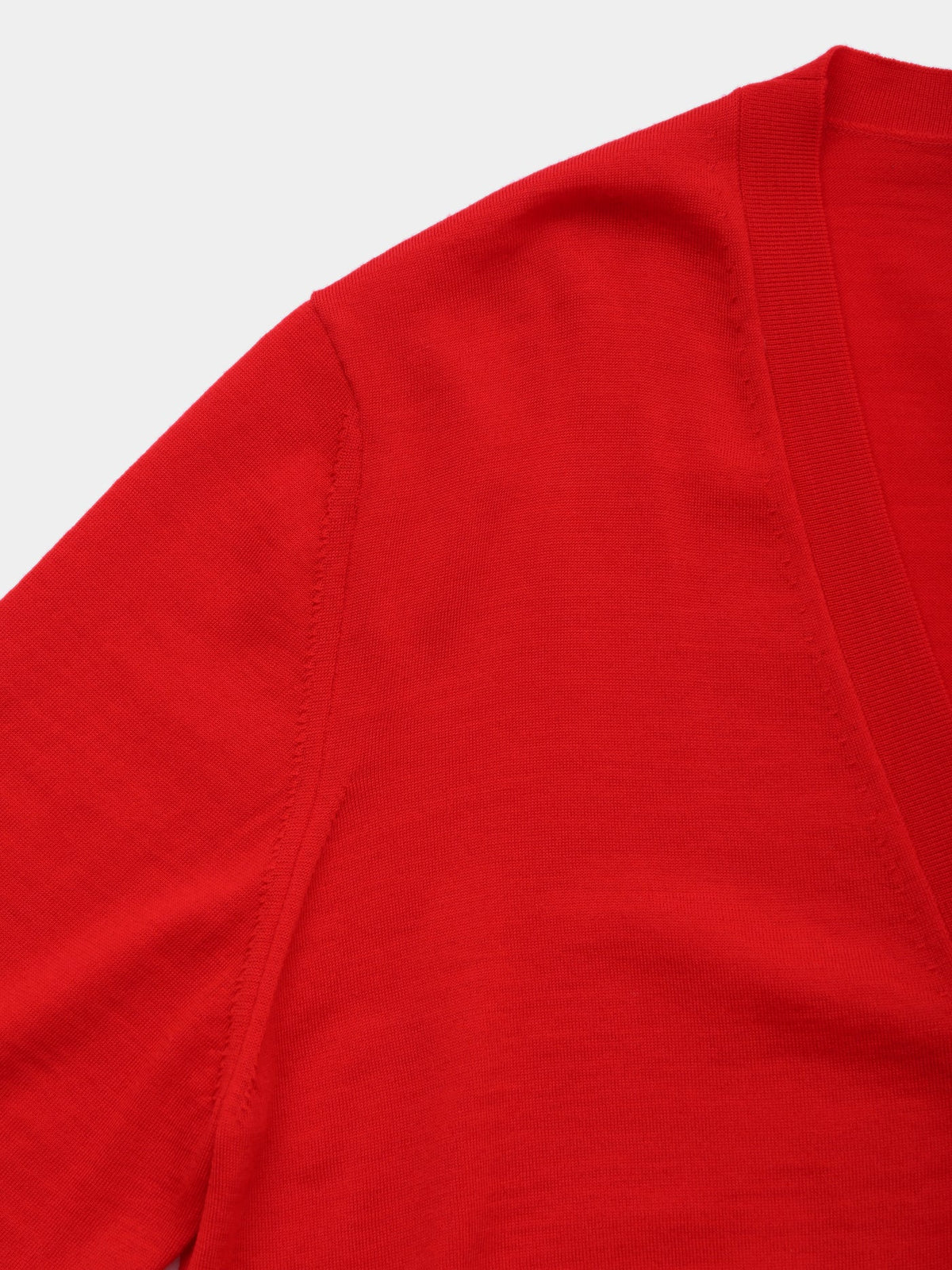 WRAPINKNOT【WK326・LCD03 WOOL HIGH-GAUGE KNIT L/S V-NECK CARDIGAN】