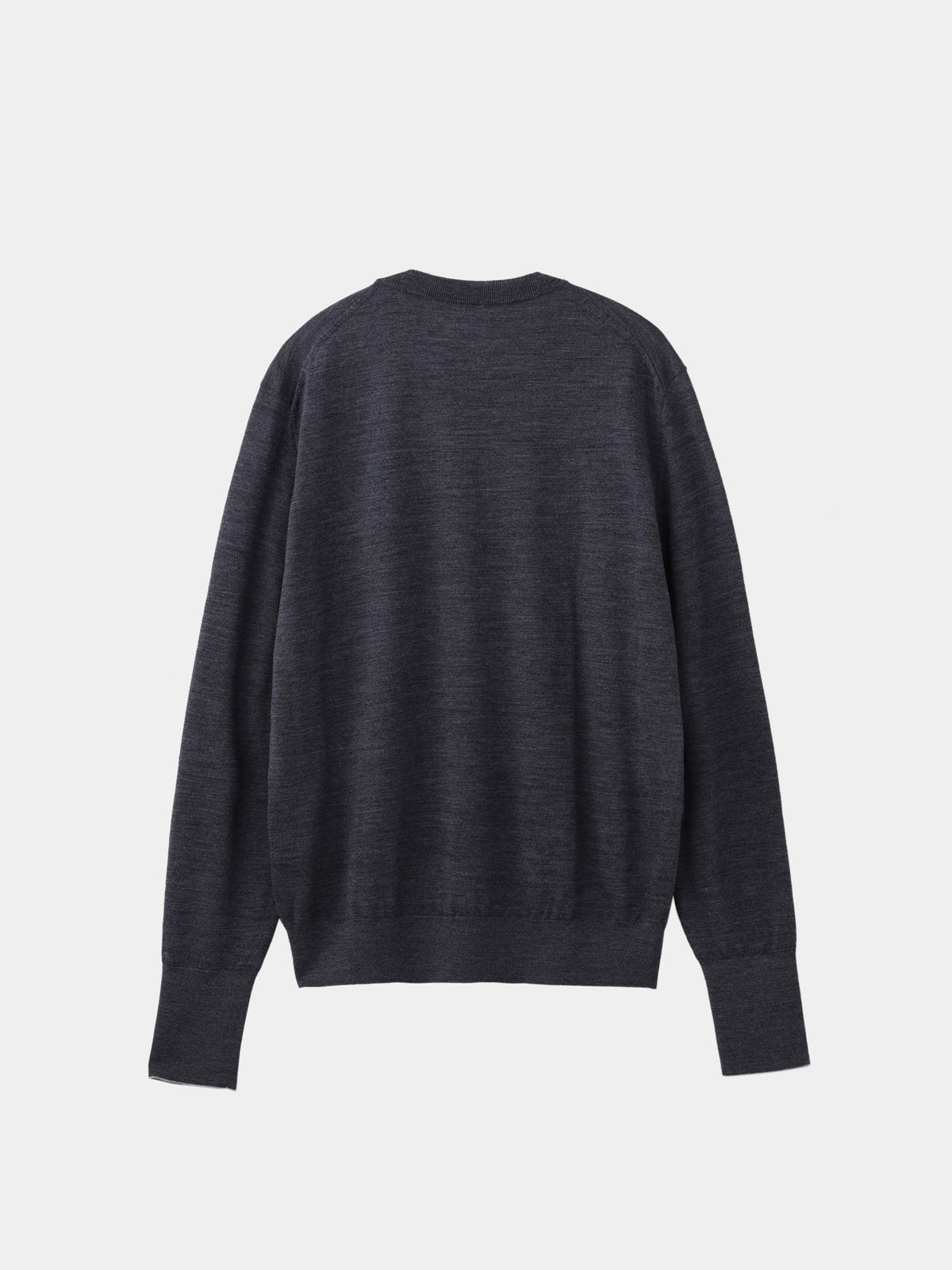 WRAPINKNOT【WK326・LPO04 WOOL HIGH-GAUGE KNIT L/S CREW-NECK PO】