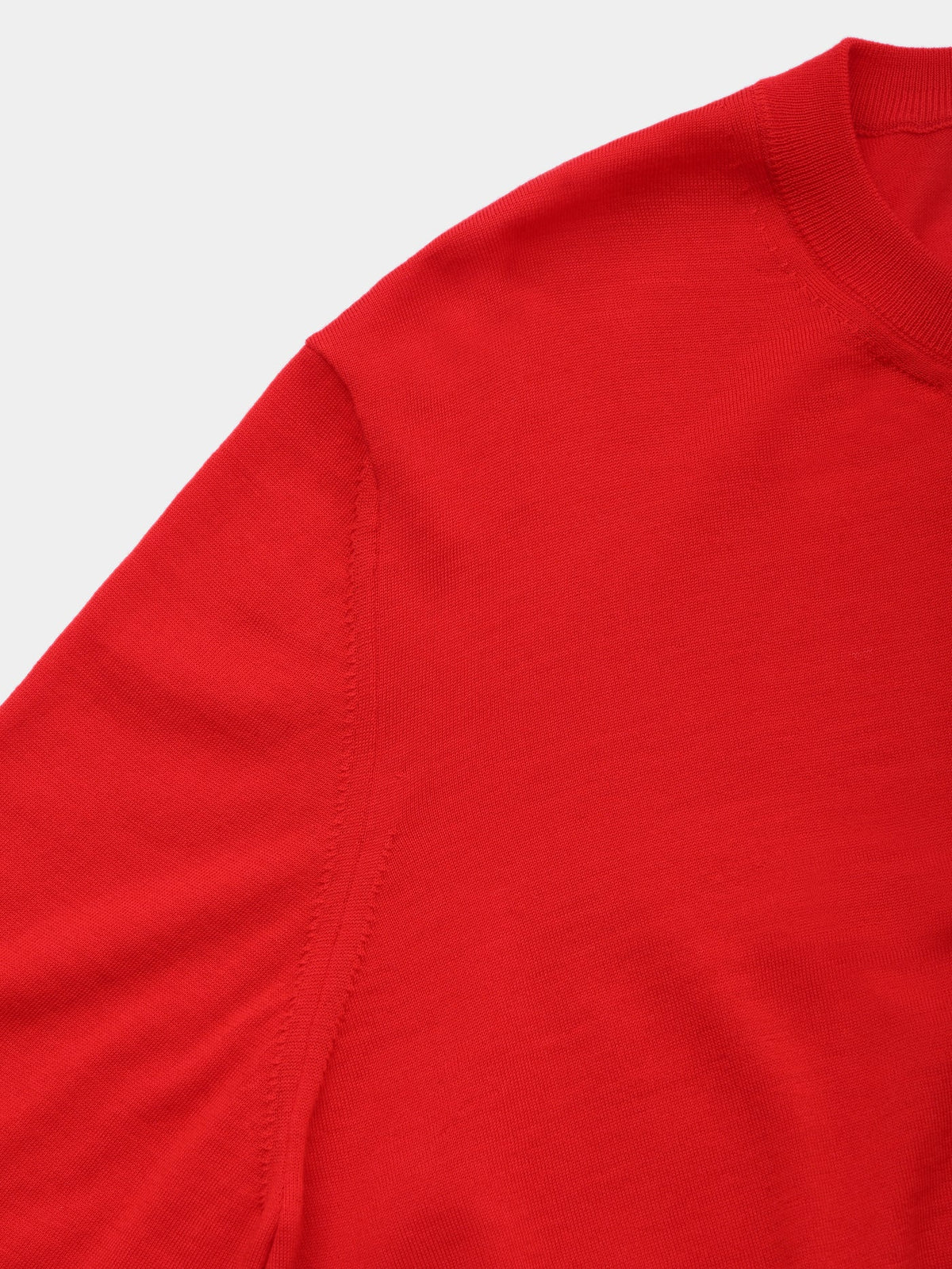 WRAPINKNOT【WK326・LPO04 WOOL HIGH-GAUGE KNIT L/S CREW-NECK PO】