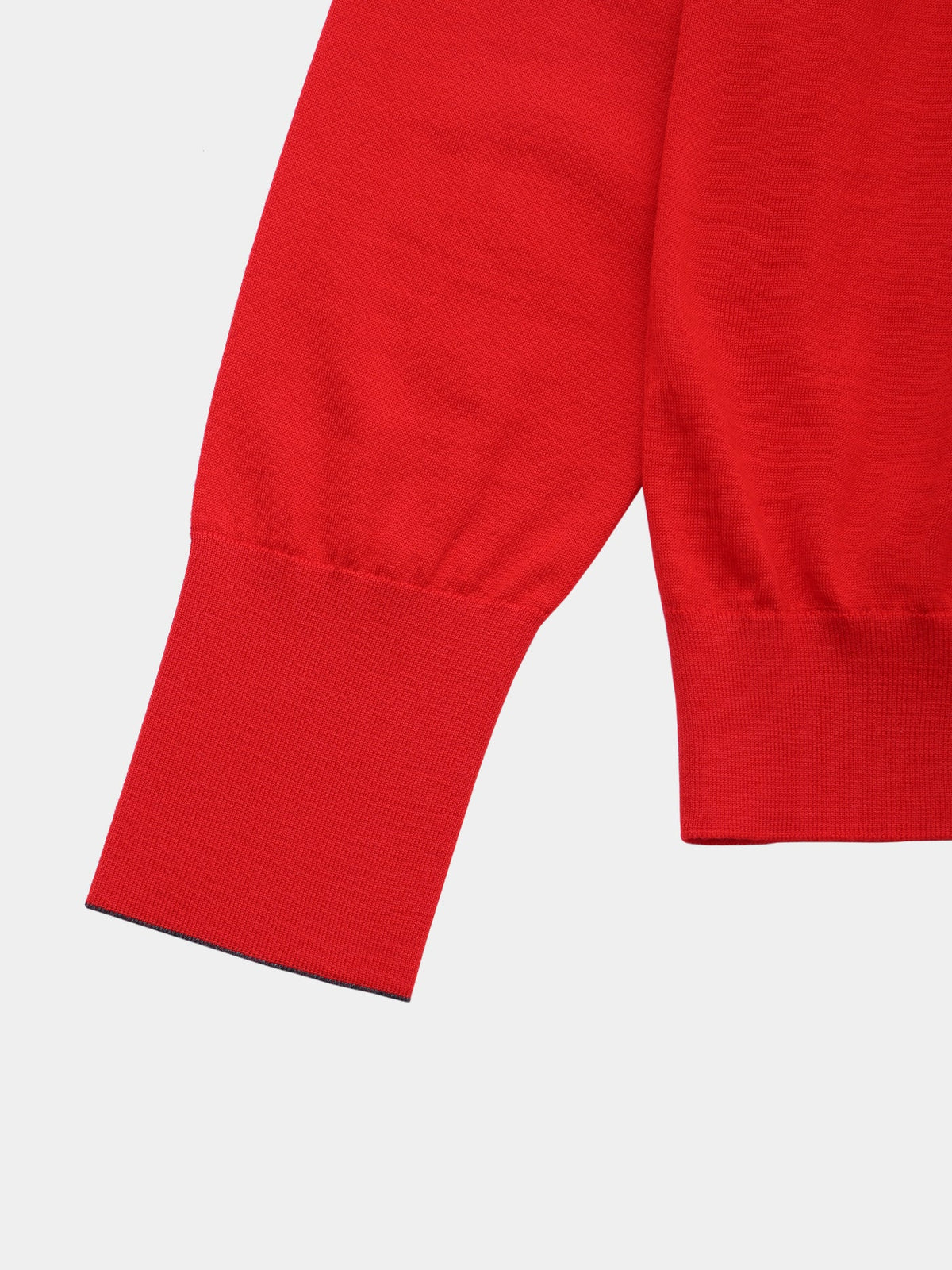 WRAPINKNOT【WK326・LPO04 WOOL HIGH-GAUGE KNIT L/S CREW-NECK PO】