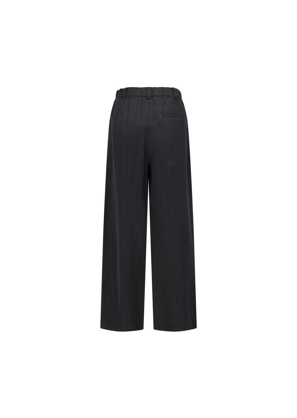 AMOMENTO CUPRO TWO TUCK WIDE PANTS