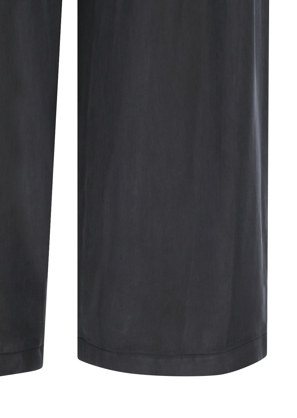 AMOMENTO CUPRO TWO TUCK WIDE PANTS
