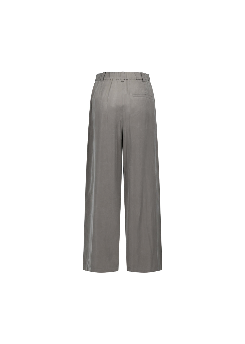 AMOMENTO CUPRO TWO TUCK WIDE PANTS