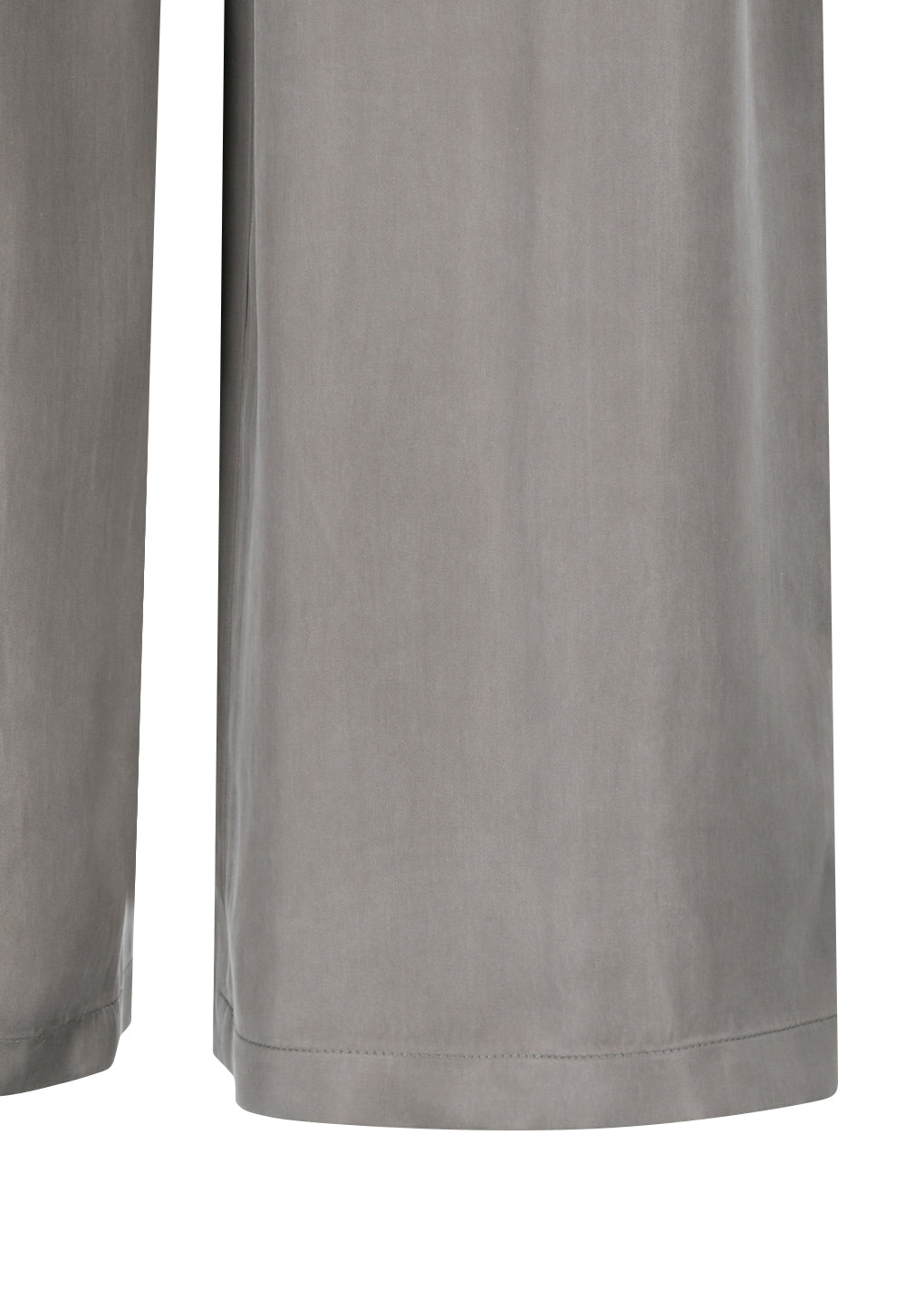 AMOMENTO CUPRO TWO TUCK WIDE PANTS