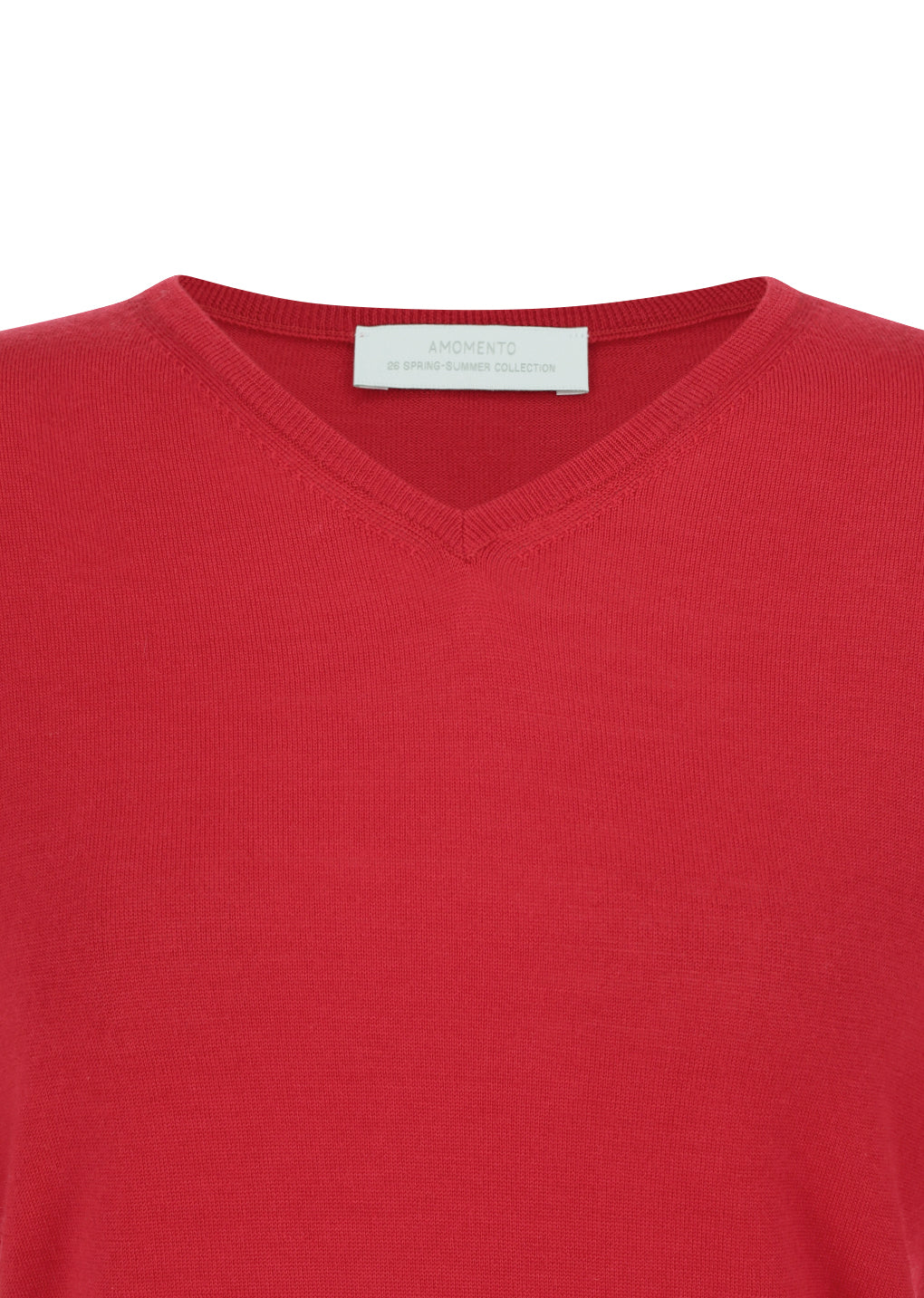 AMOMENTO WOOL V-NECK KNIT