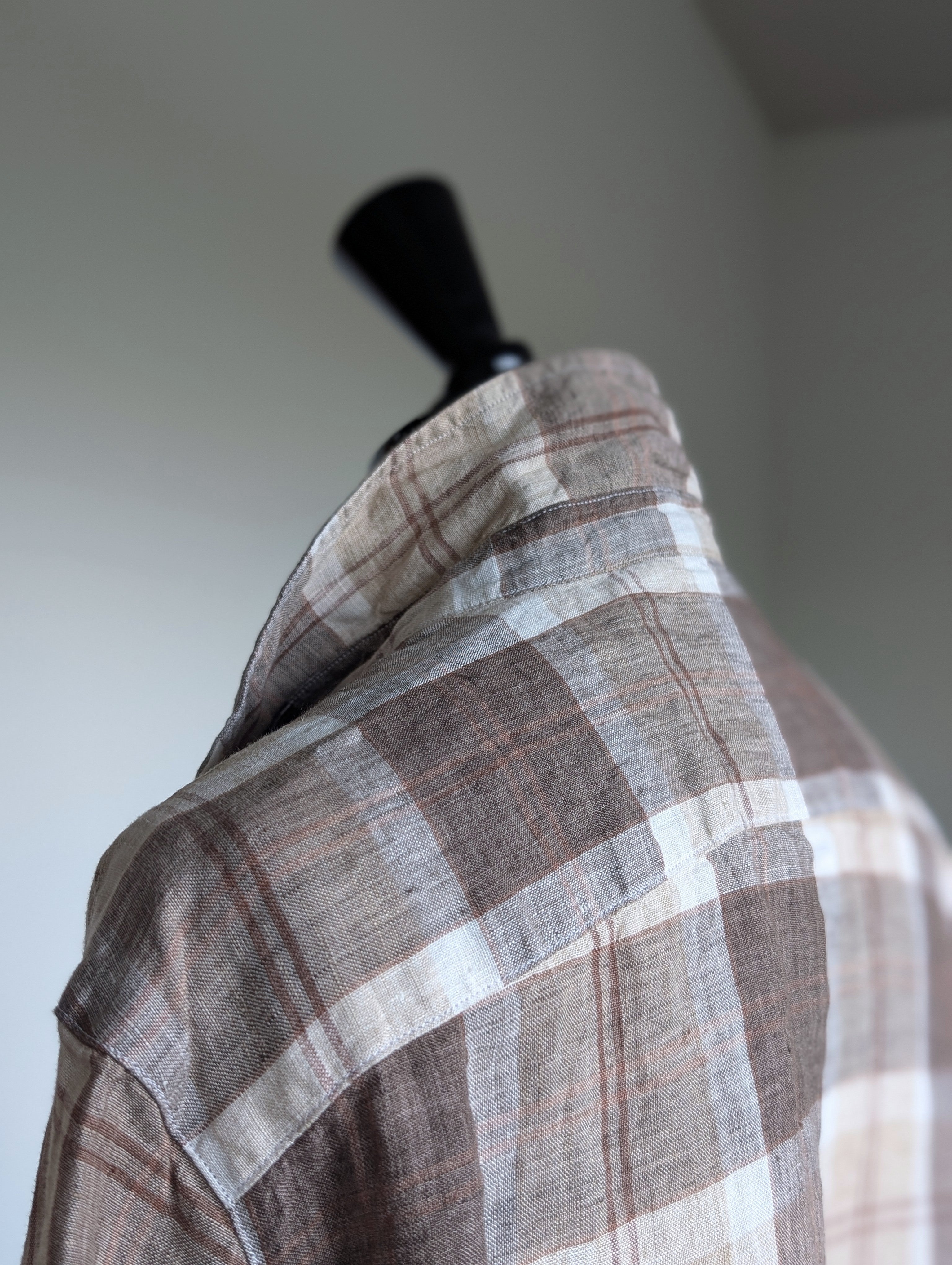 Frank&Eileen "EILEEN" LINEN PLBR CHECK SHIRTS(物未)