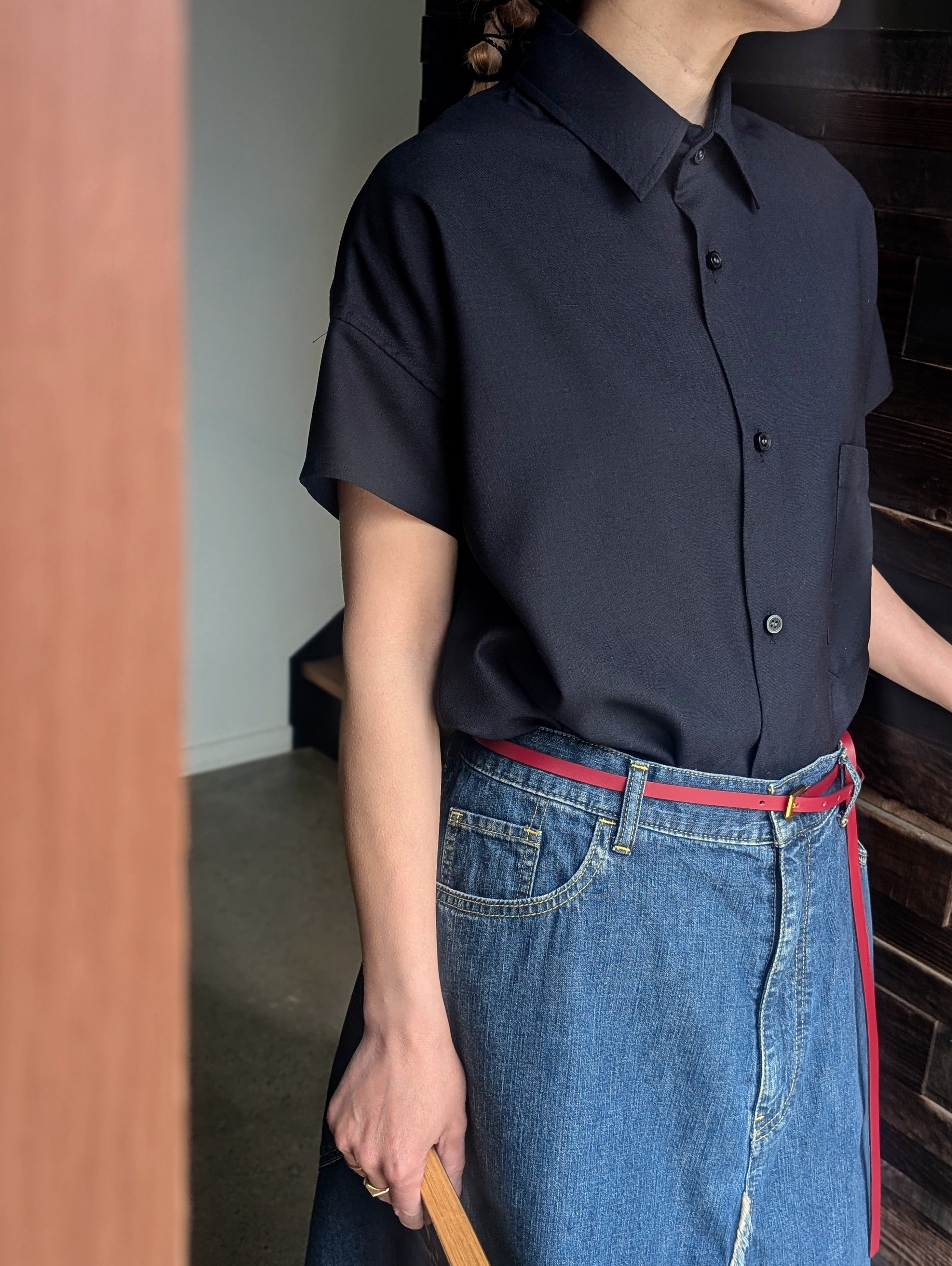 MADISONBLUE J.BRADLEY NARROW H/SSHIRT PE/W