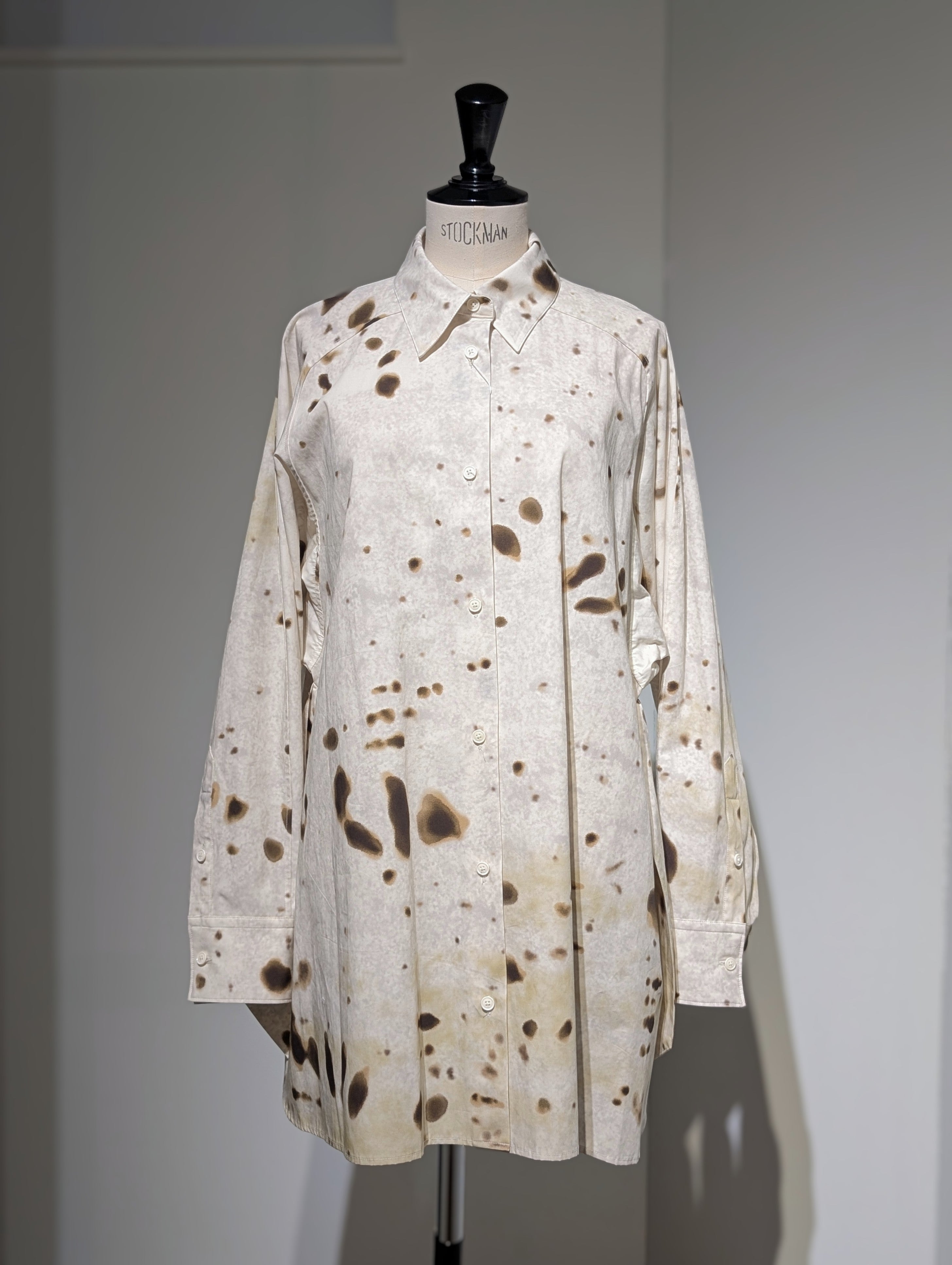 AEHRR 【Yoke Raglan Sleeve Print Shirt】